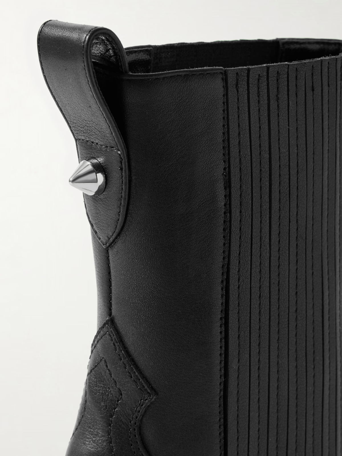 Christian Louboutin Santigag 85 Black Calf Leather Mid Calf Ankle Heel Boot 37 Size US 7 / IT 37 - 12 Thumbnail