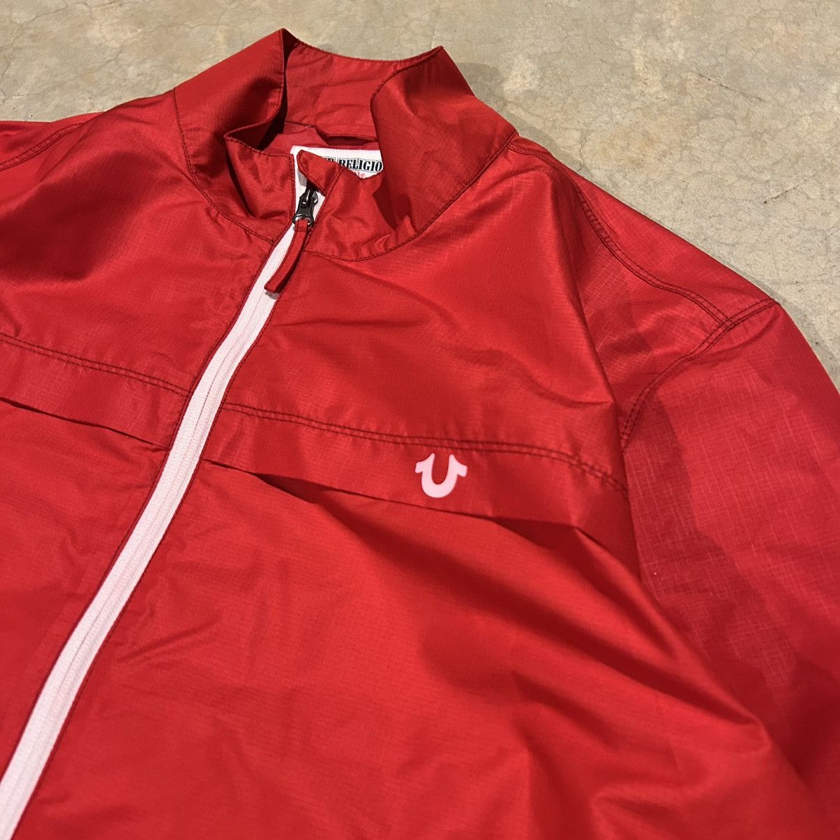 True Religion × Vintage Brand New True Religion Zip Up Nylon Track Jacket Vintage Size US XXL / EU 58 / 5 - 5 Thumbnail