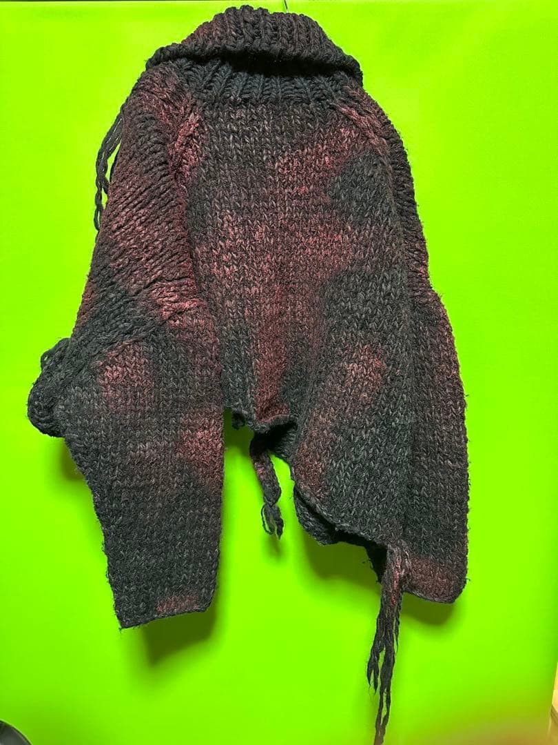 Yohji Yamamoto Pour Homme 20aw runway Yuka Asakura chunky knit Size US L / EU 52-54 / 3 - 2 Thumbnail