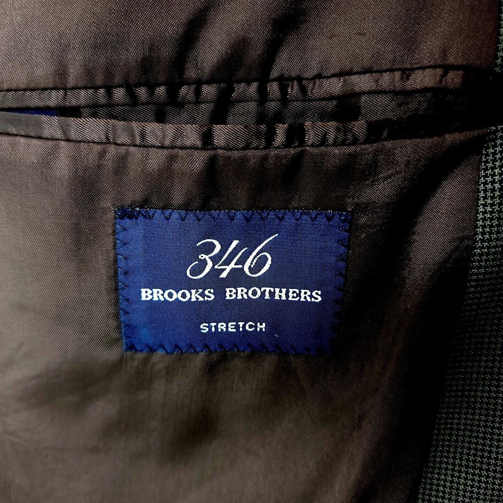 Brooks Brothers DAMAGED 346 Brooks Brothers Stretch Wool 2 Button Blazer 42L Size 42L - 8 Thumbnail