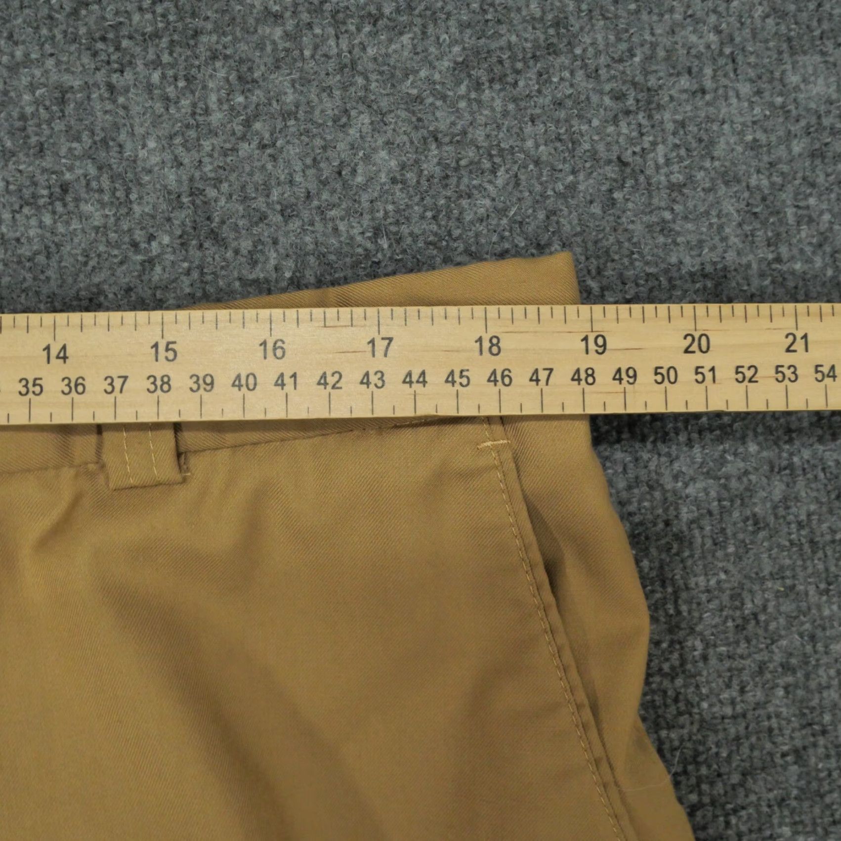 Vintage Michael Irvin Pants Mens 38x34 Tan Brown Khaki Slacks Dress 88 Size US 33 - 6 Thumbnail