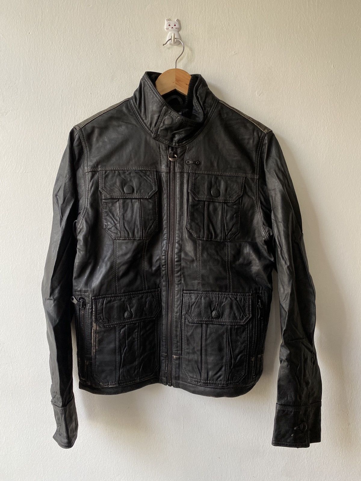 G-Star G Star Raw 3301 Multipocket Leather Jacket Size US S / EU 44-46 / 1 - 3 Thumbnail
