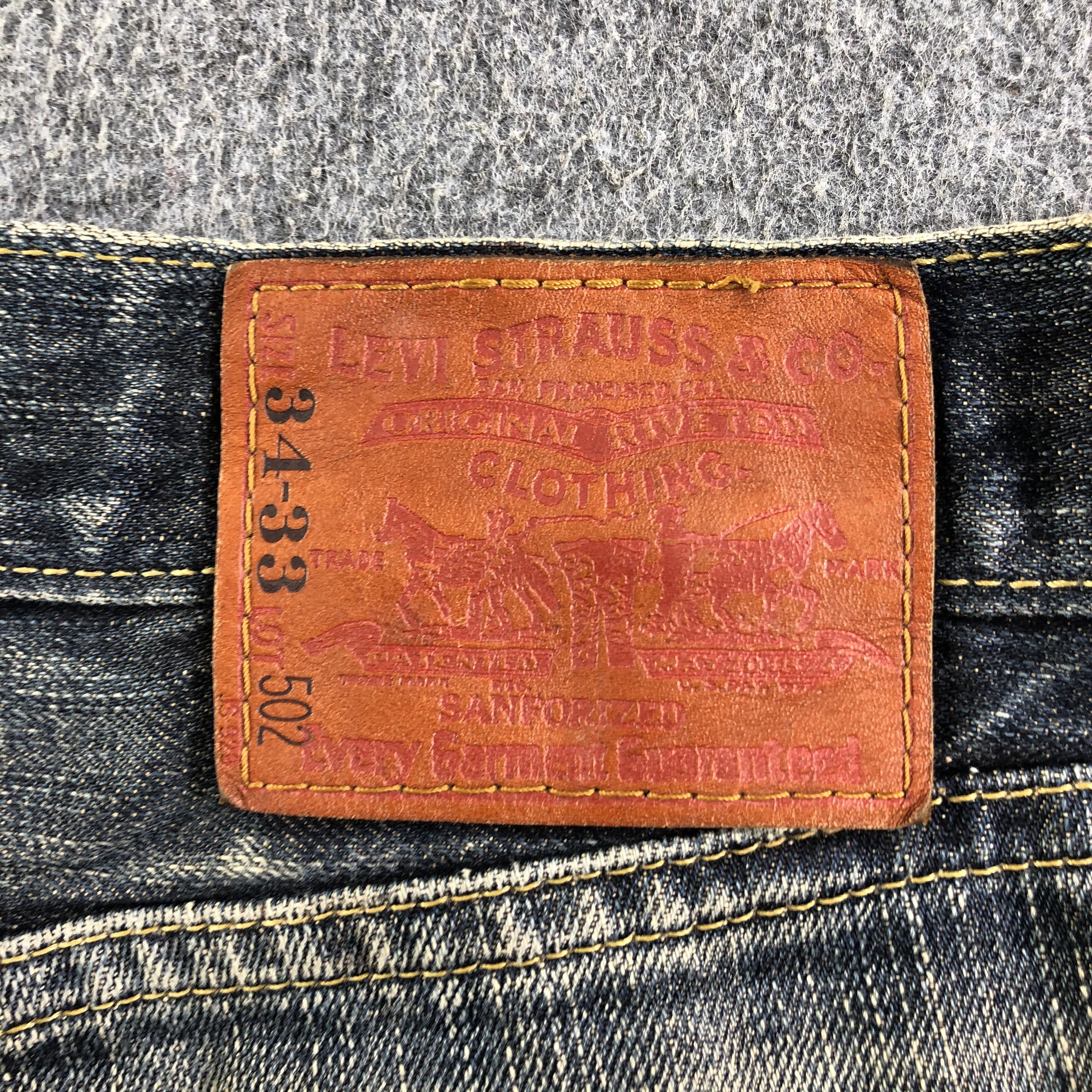 Levi's Vintage Levis 502 Jeans-J3681 Size US 33 - 5 Thumbnail