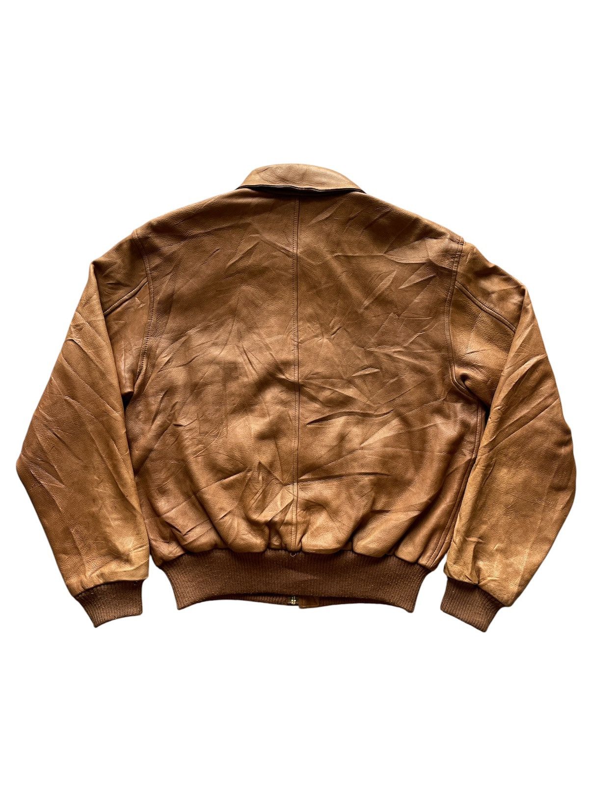 Polo Ralph Lauren Polo Ralph Lauren Deerskin Leather Bomber Jacket Aviator Size US M / EU 48-50 / 2 - 2 Thumbnail