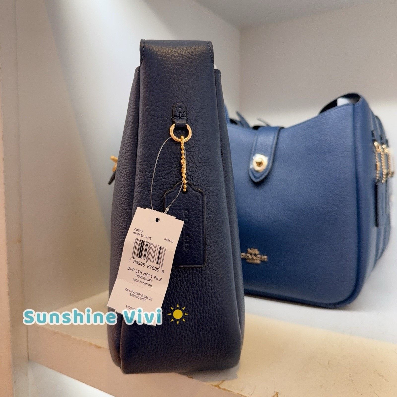 Coach NWT Bundle Coach Hadley Crossbody CW002 & CBH12 Bag Charm Size ONE SIZE - 6 Thumbnail