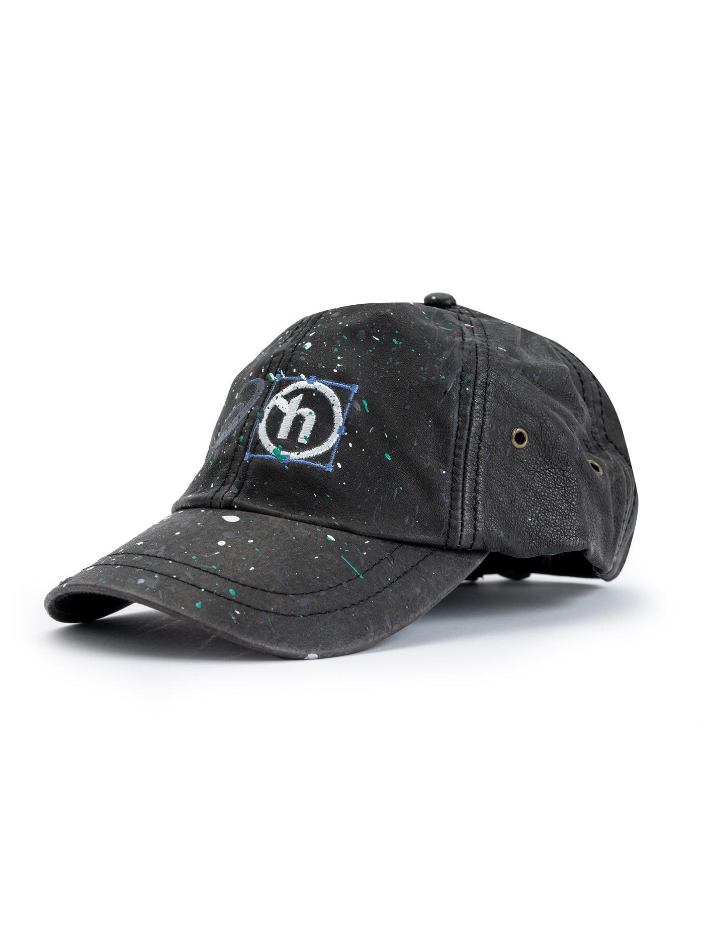 Asics × HIDDEN Painted Washed Leather Hat - Black Size ONE SIZE - 15 Thumbnail