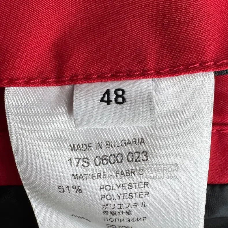 Givenchy Givenchy Size48 Red Zipper Pocket Hem Elastic Jacket Size US M / EU 48-50 / 2 - 4 Thumbnail