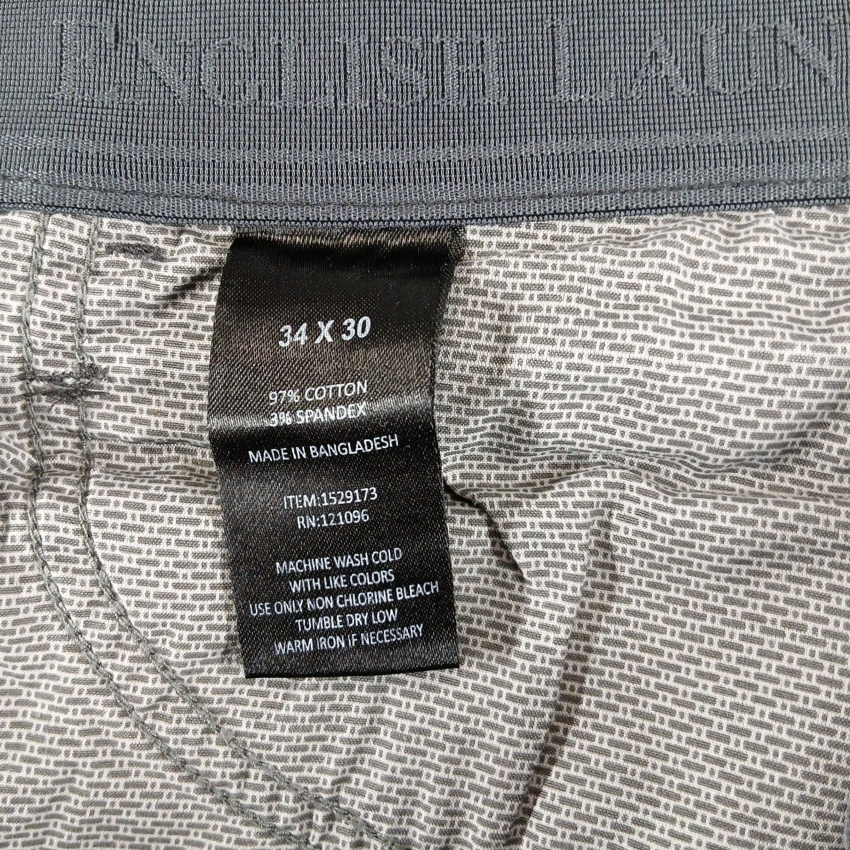 English Laundry English Laundry Pants Gray 34 x 30 5-Pocket Stretch Twill Size US 34 / EU 50 - 5 Thumbnail