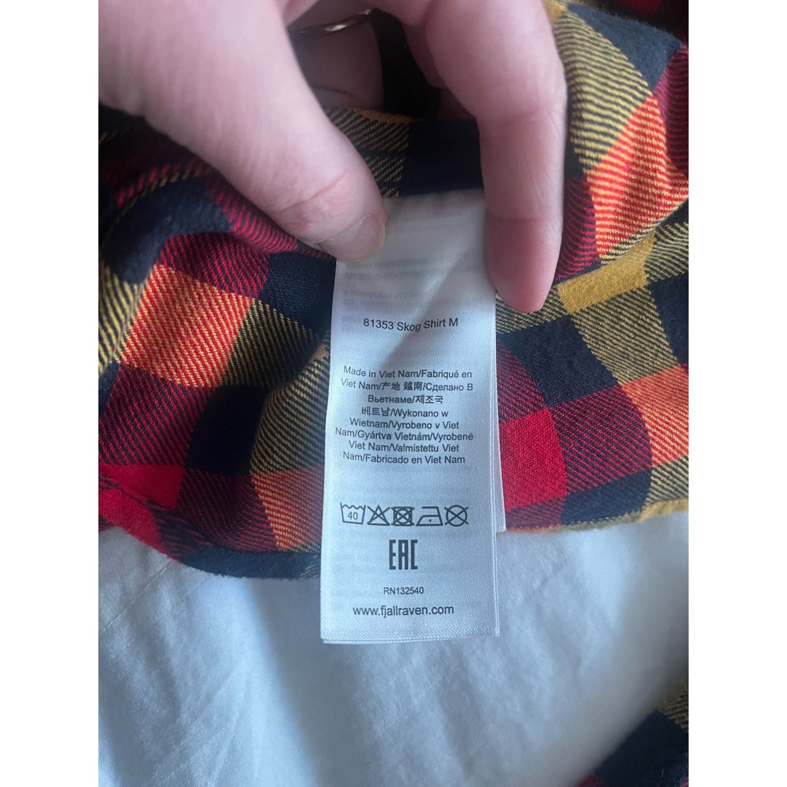 Fjallraven Fjallraven Men's Slim Fit Button-Up Skog Shirt Plaid M NWT Size US M / EU 48-50 / 2 - 5 Thumbnail