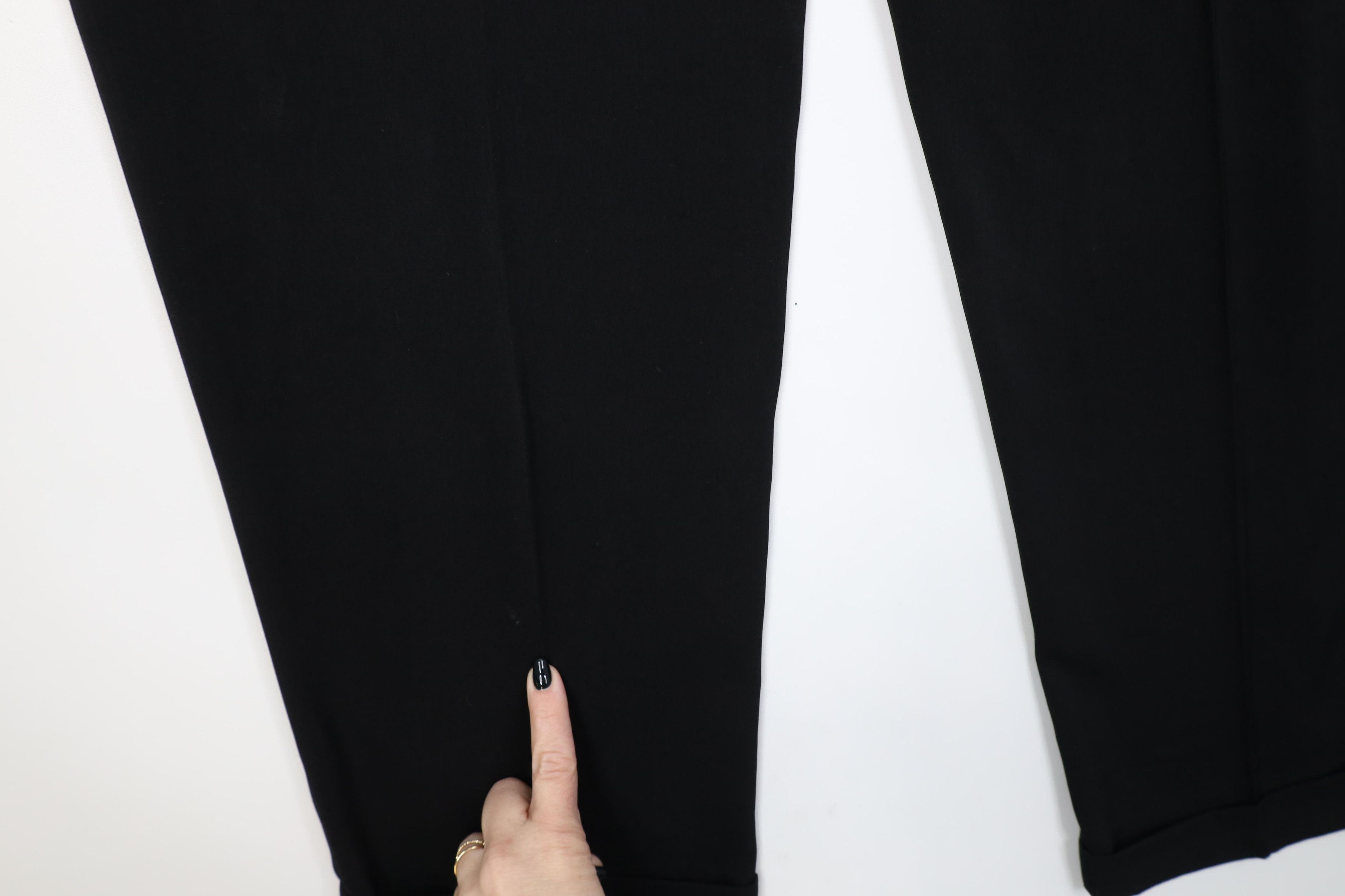 Vintage Deadstock Vintage 90s Streetwear Wide Leg Chino Pants Black Size US 34 / EU 50 - 15 Thumbnail