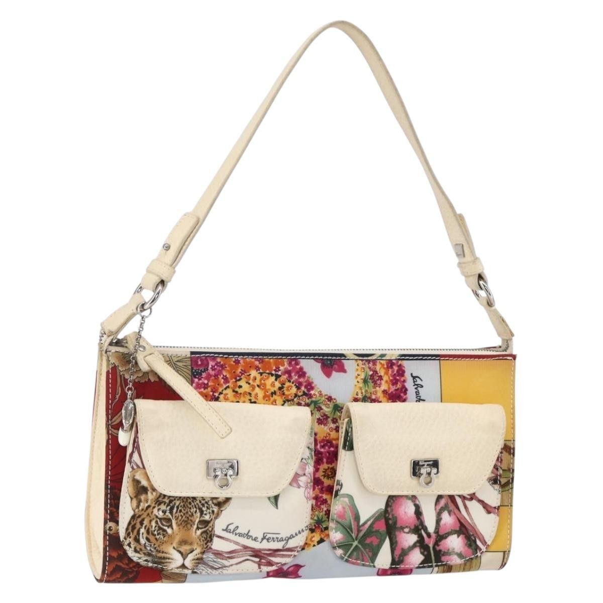 Salvatore Ferragamo Gancini Shoulder Bag Nylon