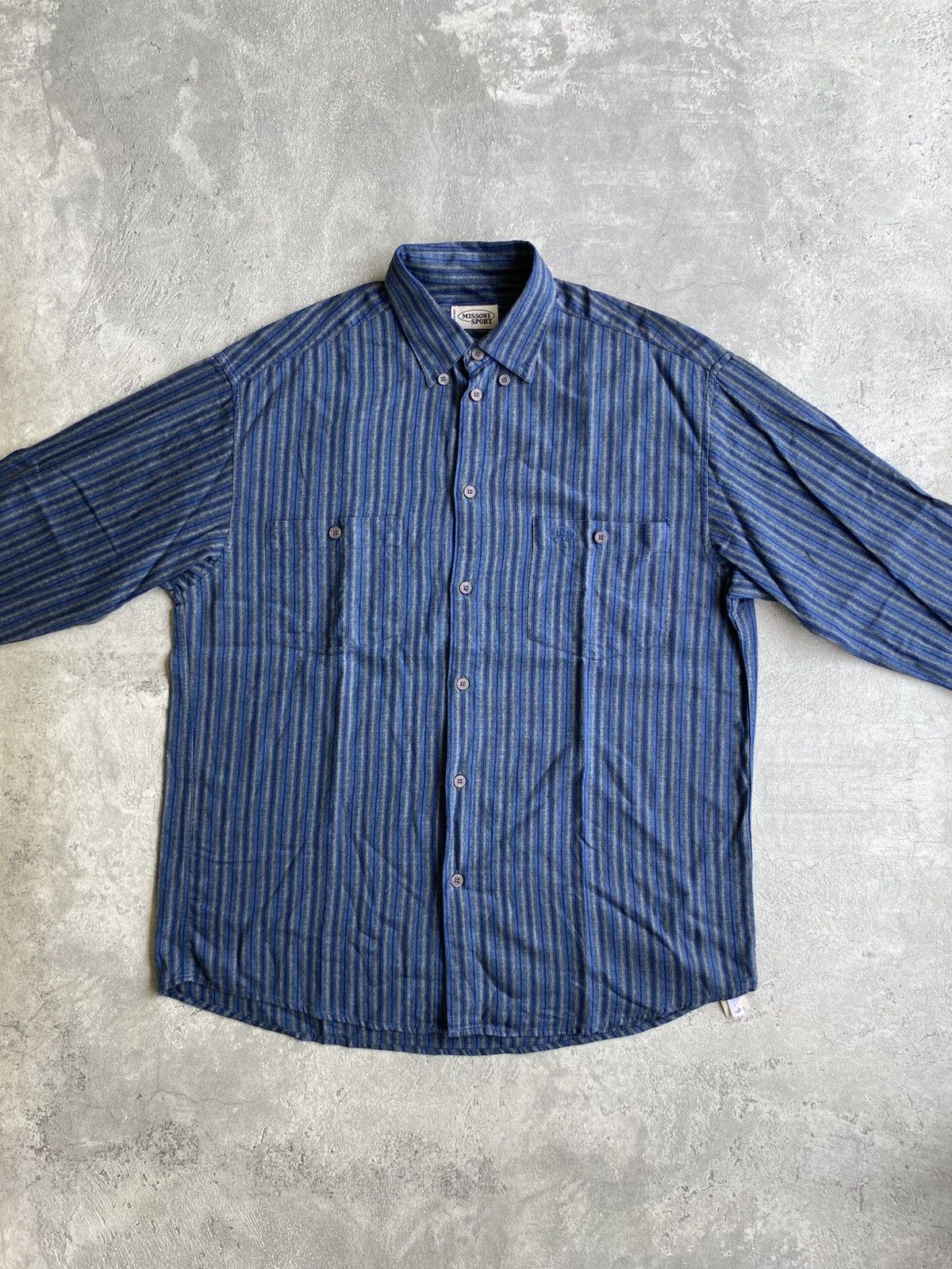 Missoni × Vintage Vintage Missoni Shirt Size US L / EU 52-54 / 3 - 3 Thumbnail