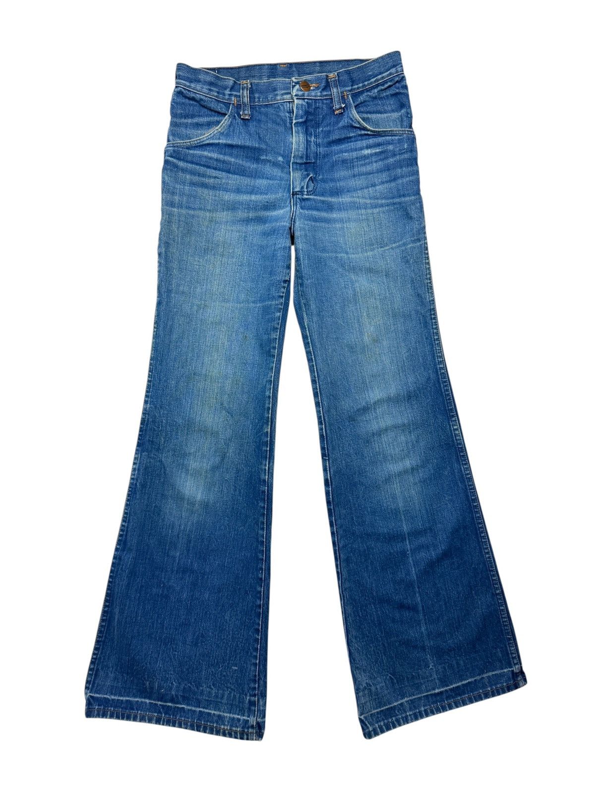 Vintage Vintage 1970’s Women’s Wrangler WFL - 101 Bell Bottom Jeans Size 28" / US 6 / IT 42 - 1 Thumbnail