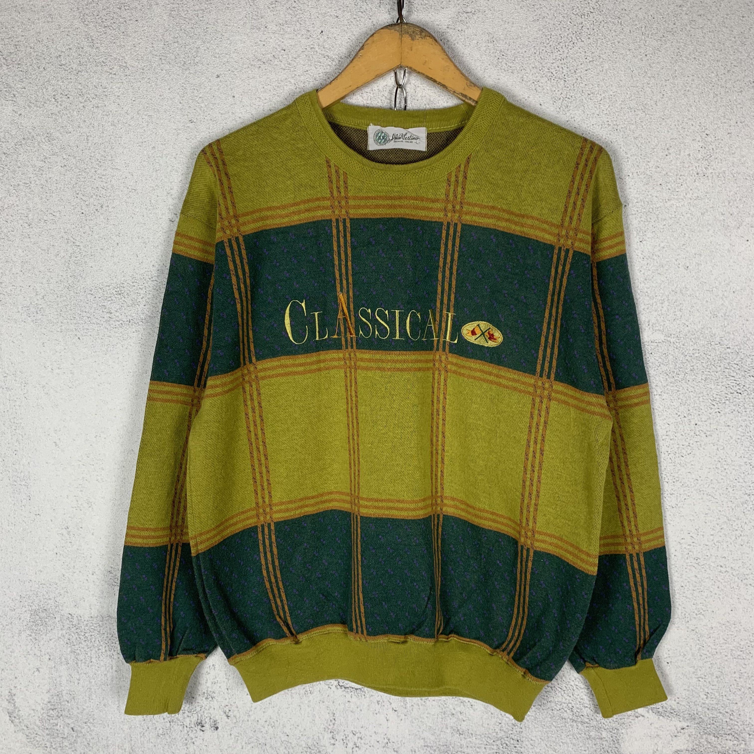 Vintage Vintage Alen Vestimo Classical Sweatshirt Jumper Size US S / EU 44-46 / 1 - 1 Thumbnail