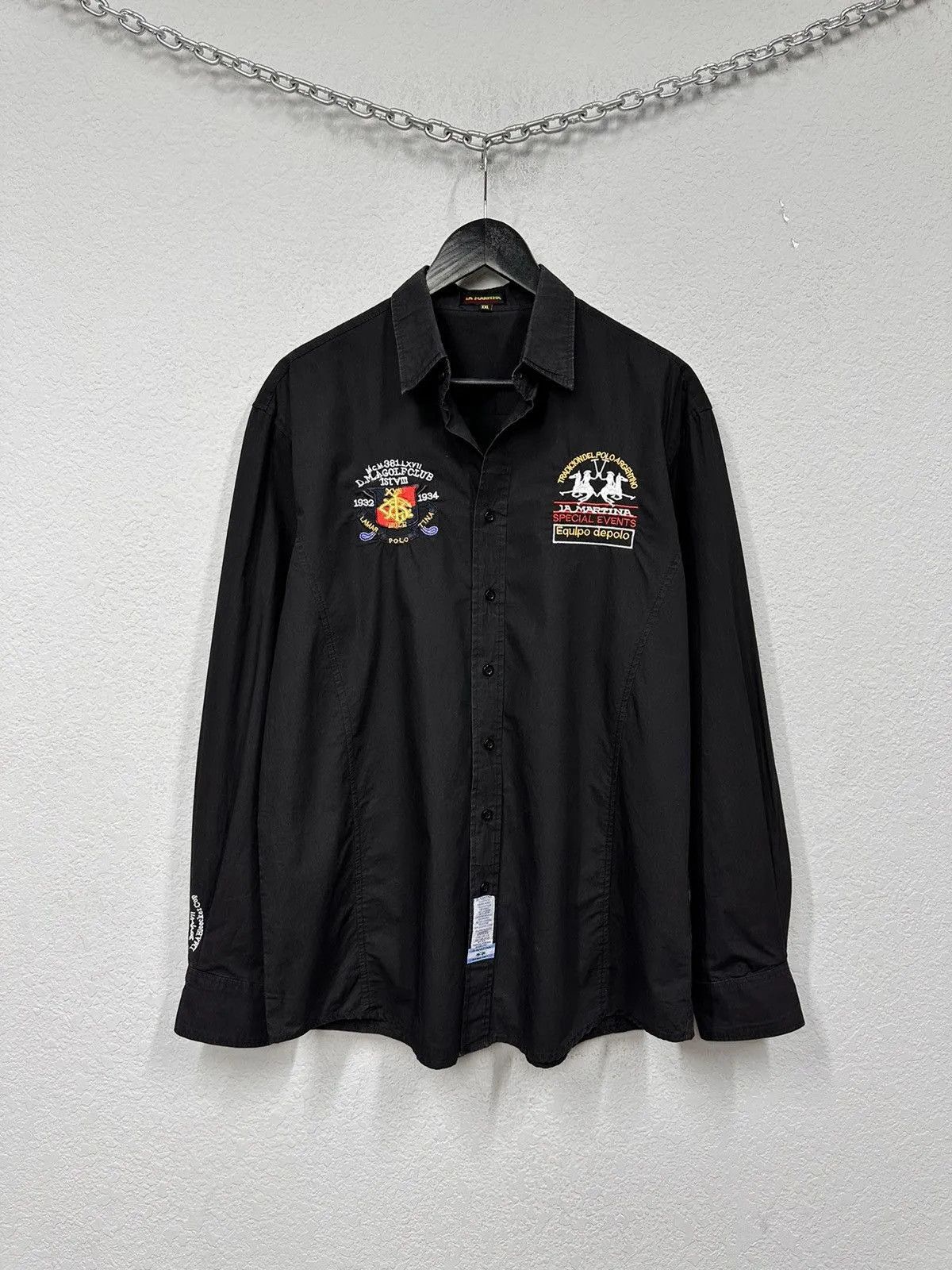 Ralph Lauren Long Sleeve La Martina Buenos Aires Button Shirt Y2K Size US M / EU 48-50 / 2 - 1 Thumbnail