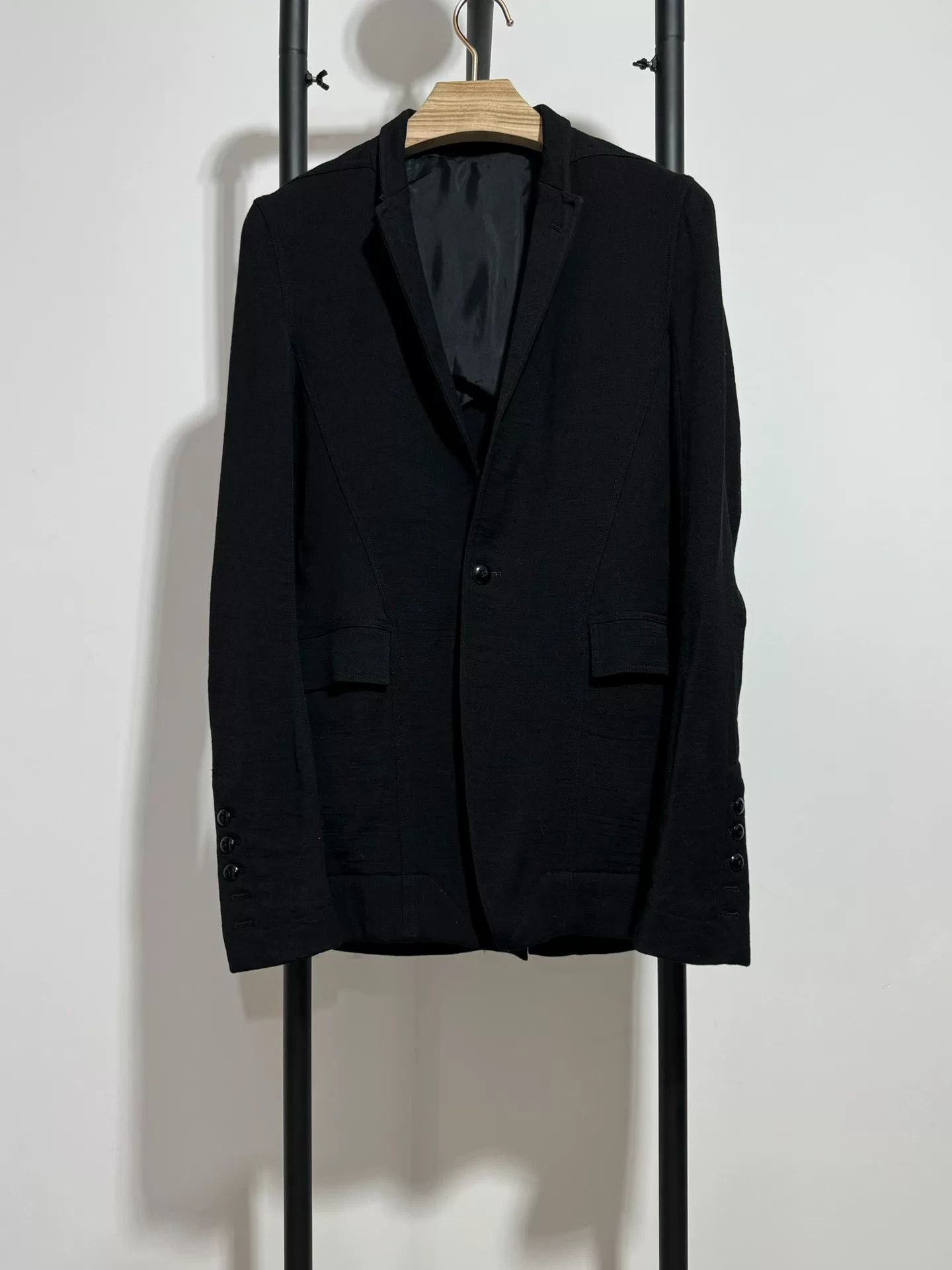 Rick Owens rick owens ro black suit jacket Size US L / EU 52-54 / 3 - 1 Thumbnail