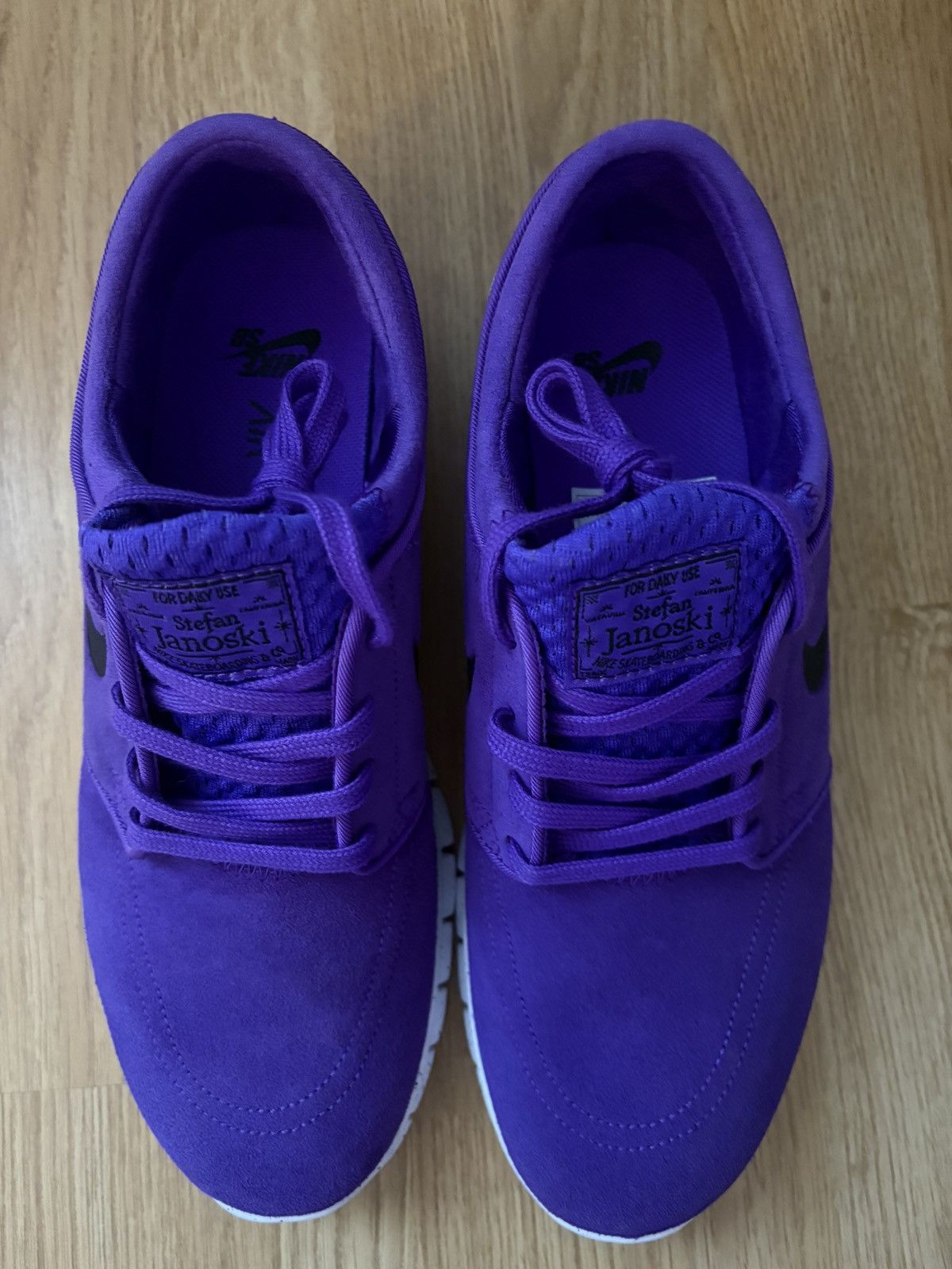 Nike Nike SB Stefan Janoski Max L Hyper Grape Black White Size US 9.5 / EU 42-43 - 4 Thumbnail