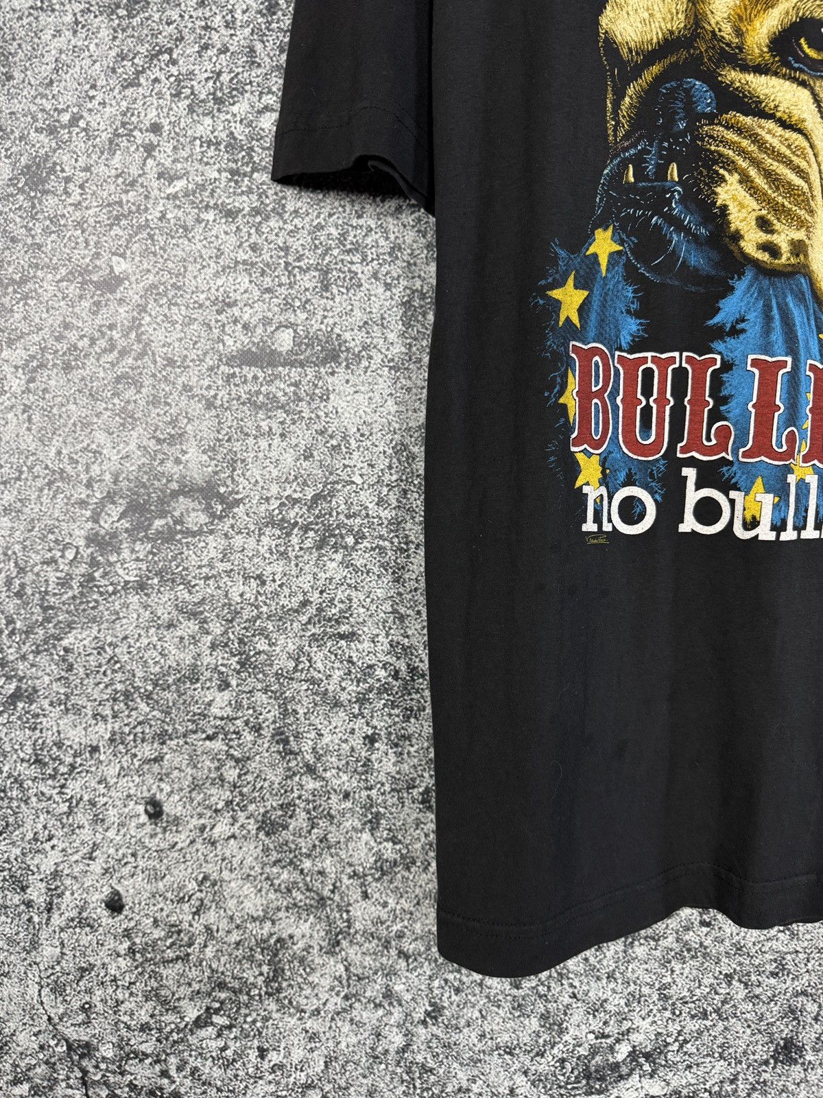 Band Tees × Vintage Men’s Rebel Bulldog Vintage T-Shirt No Bullshit Size XL Size US XL / EU 56 / 4 - 4 Thumbnail