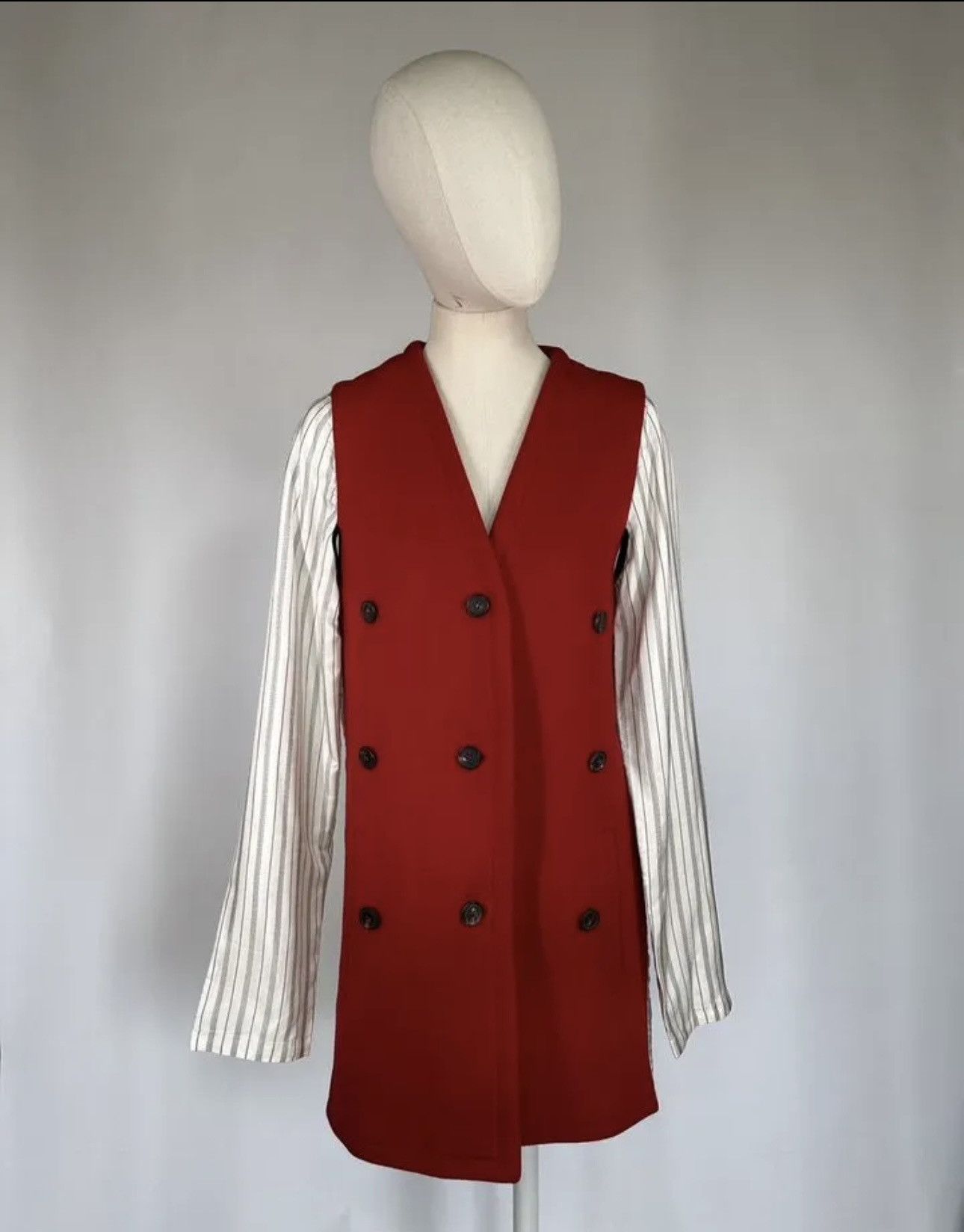 Maison Margiela Runway coat-dress from F/W 2014 collection Maison Margiela Size S / US 4 / IT 40 - 3 Thumbnail