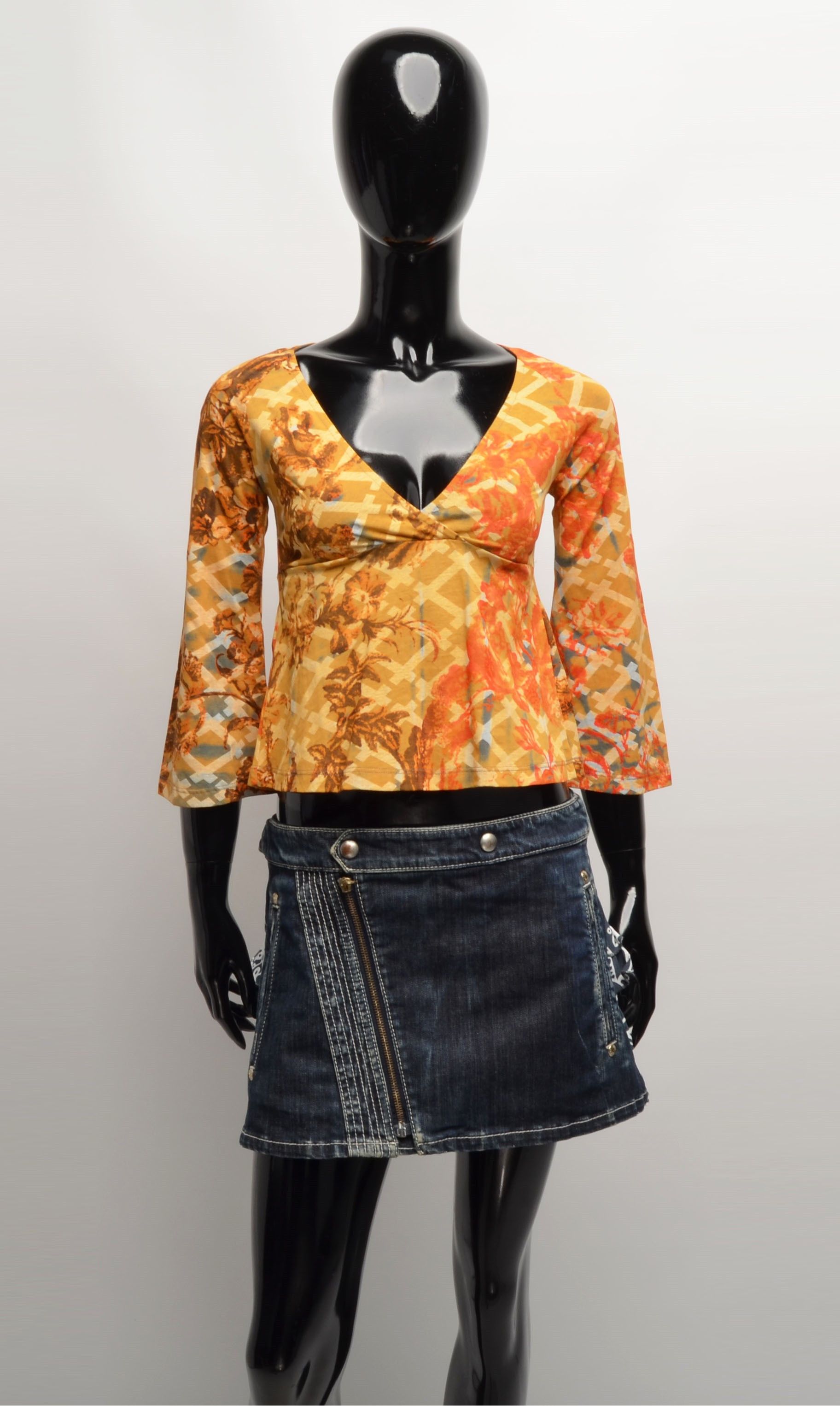 Custo Barcelona Vintage Custo Barcelona Y2K Long Sleeve Top Size XS / US 0-2 / IT 36-38 - 7 Thumbnail