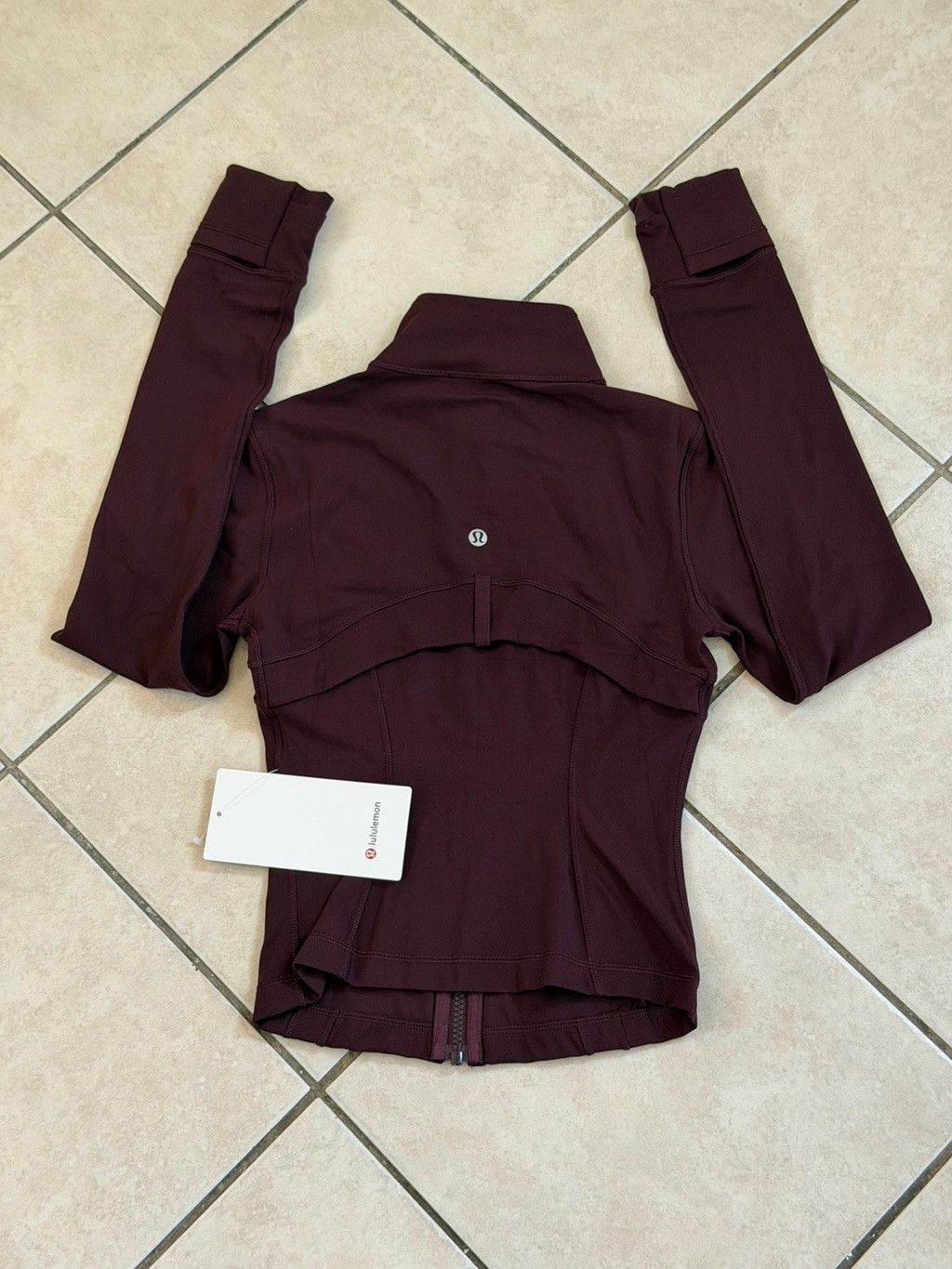 Lululemon LULULEMON DEFINE CROPPED JACKET NULU GOODNIGHT PLUM SIZE 2 Size XS / US 0-2 / IT 36-38 - 4 Thumbnail
