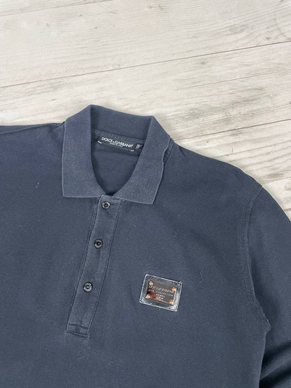 Dolce & Gabbana Dolce Gabbana Long Sleeve Polo Shirt Gym Collection Y2K Size US XL / EU 56 / 4 - 2 Thumbnail