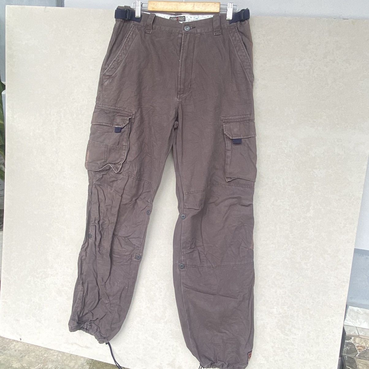 Other Vintage Sunny Clouds Brown Cargo Pants W32 L37 Size US 32 / EU 48 - 2 Thumbnail