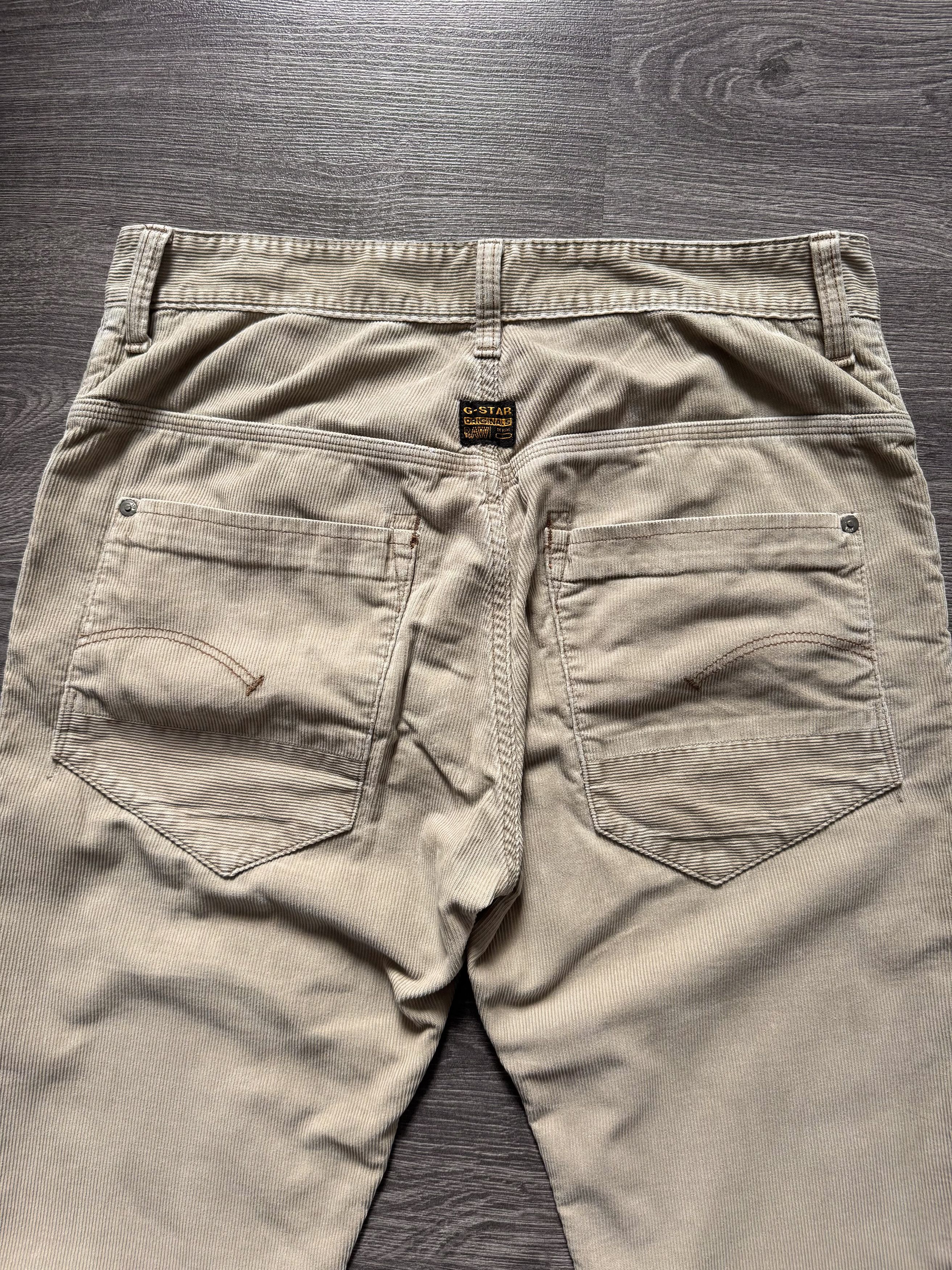 G-Star Vintage G Star Raw Corduroy Pants Y2K Beige Size US 32 / EU 48 - 4 Thumbnail