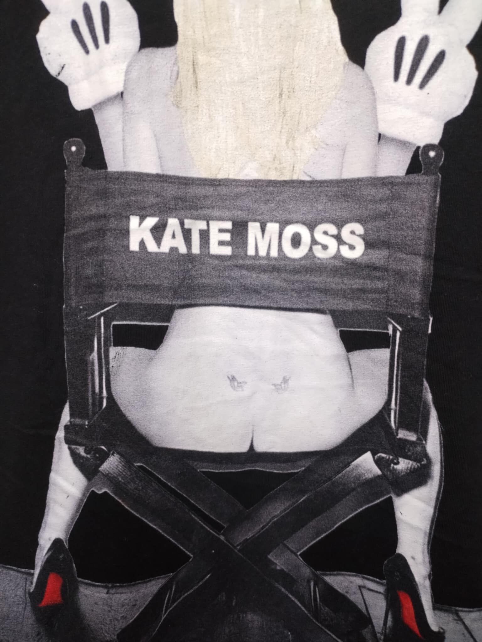 RARE‼️Kate Moss Black Tees VERY RARE