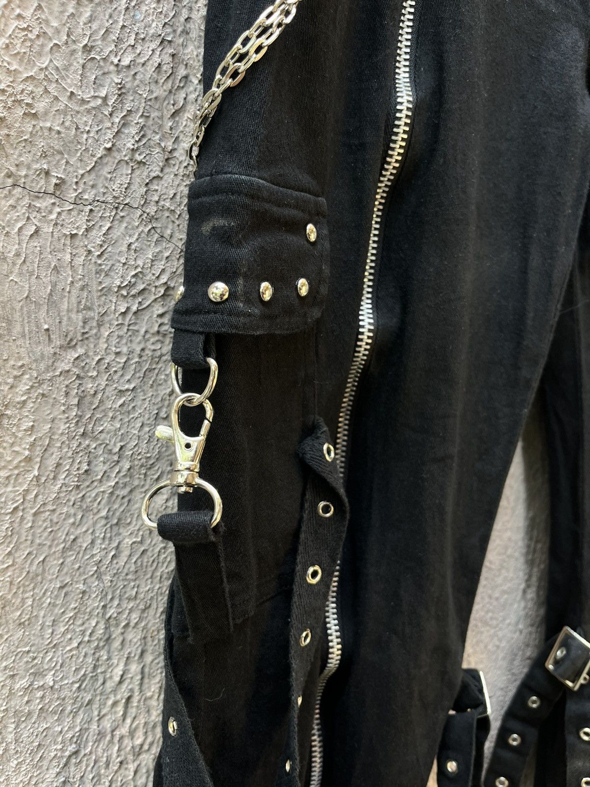 Japanese Brand Seditionaries bondage Punk skinny strecth pants Size 27" / US 4 / IT 40 - 5 Thumbnail
