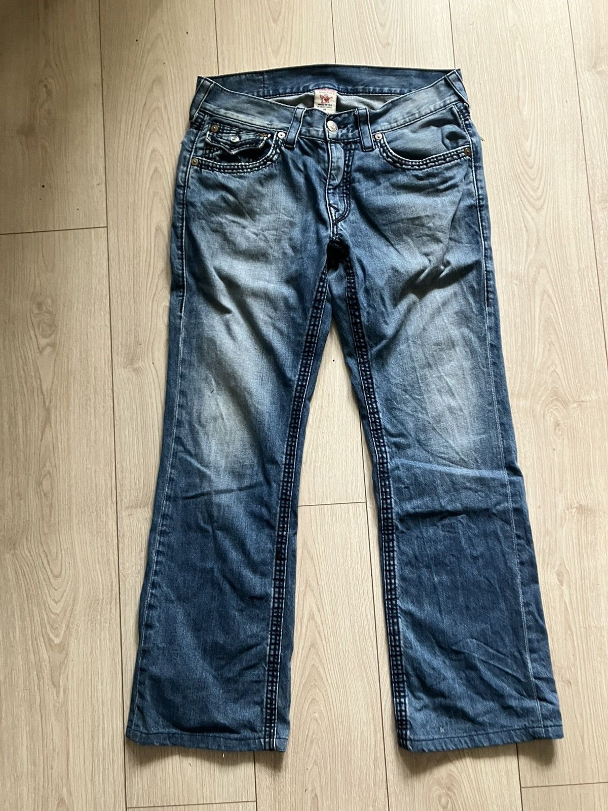 True Religion True Religion W33 Boot Cut Triple Stich Size US 33 - 2 Thumbnail