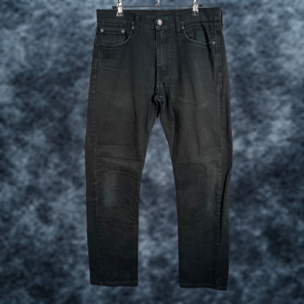 Levi's Levis 513 Mens Size 31 x 32 Slim Straight Black Jeans Cotton Blend Denim Size US 31 - 1 Thumbnail