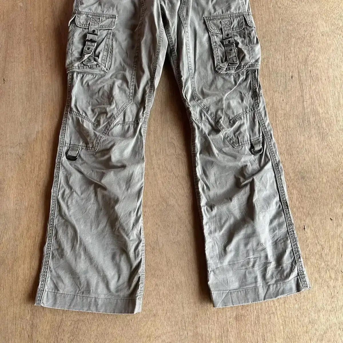 Nicole Club FLARE/BOOTCUT 🔥 MATSUDA NICOLE CLUB DOUBLE KNEE TWIST CARGO Size US 32 / EU 48 - 7 Thumbnail