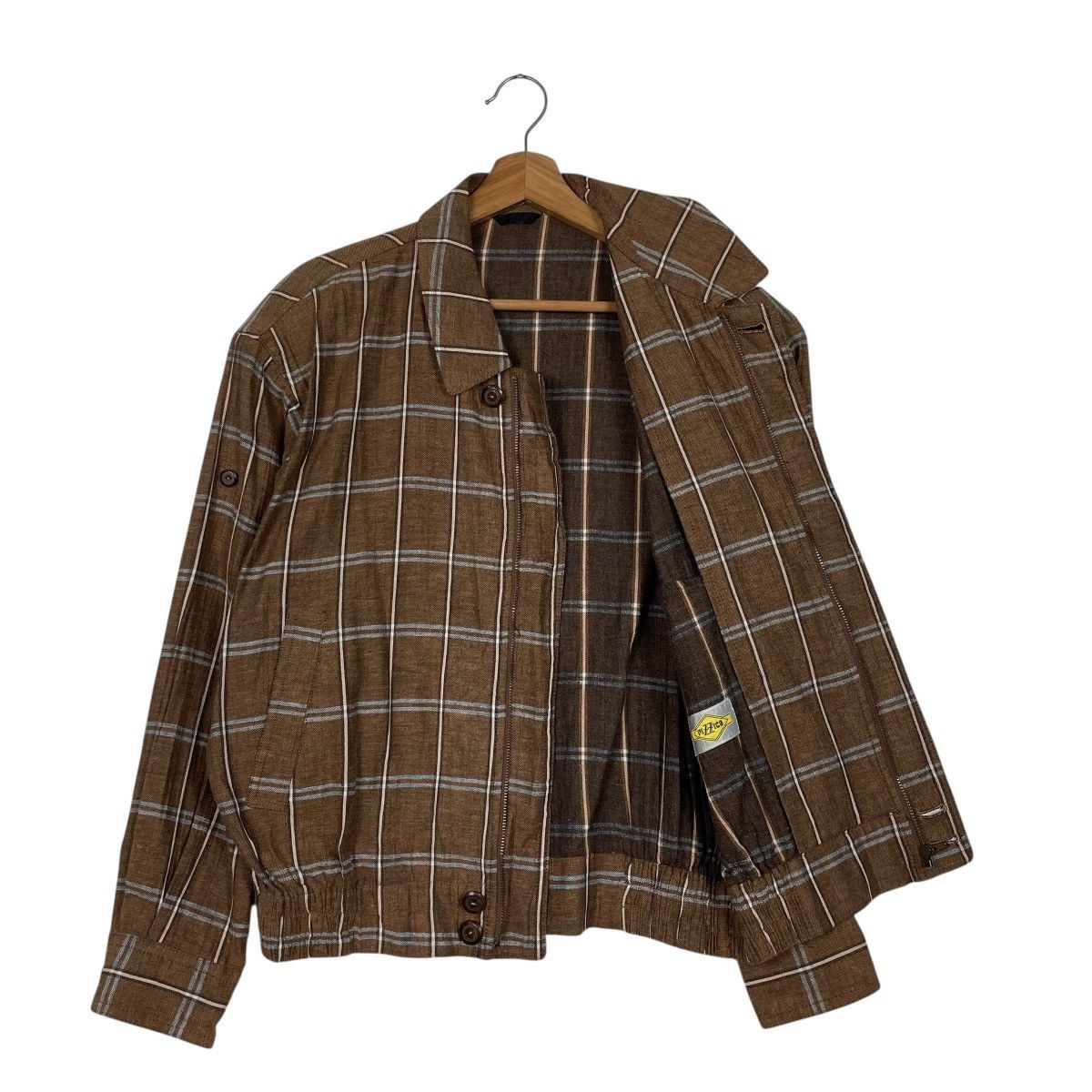 Japanese Brand Japanese Brand Pizzico Tartan Bomber Jacket Size US M / EU 48-50 / 2 - 9 Thumbnail