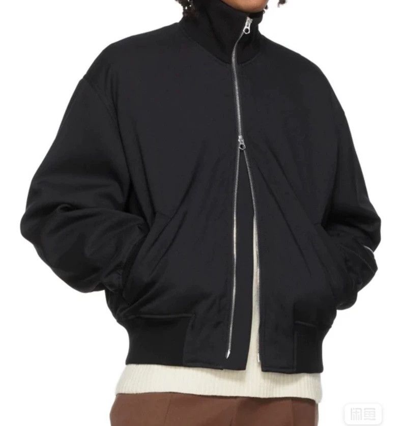 Jil Sander Jil Sander Black coarse twill fabric pilot jacket Size M / US 6-8 / IT 42-44 - 7 Thumbnail