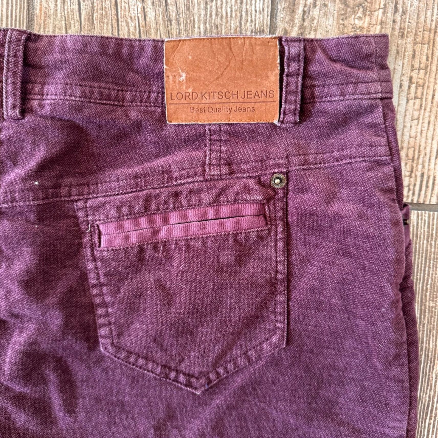 Vintage VINTAGE Lord Kitsch Skirt Womens 34 Purple Midi 90s Y2K Style Dark Academia Denim Cotton Pencil/Straight Womens Size 24" / US 00 / IT 34 - 6 Thumbnail