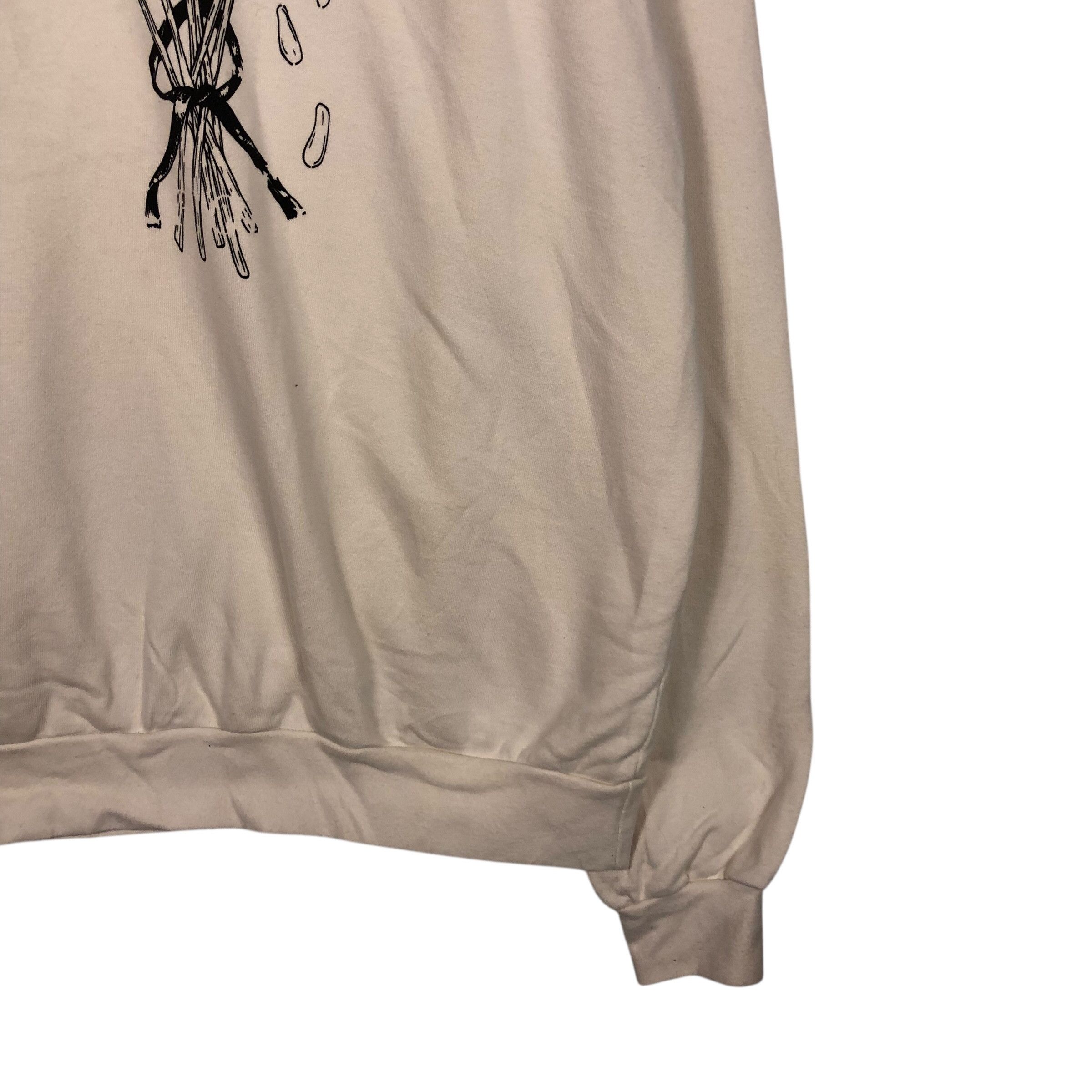 Japanese Brand 📌Vintage Sweatshirt Labour Of Love Big Logo Flower Design Size US L / EU 52-54 / 3 - 6 Thumbnail