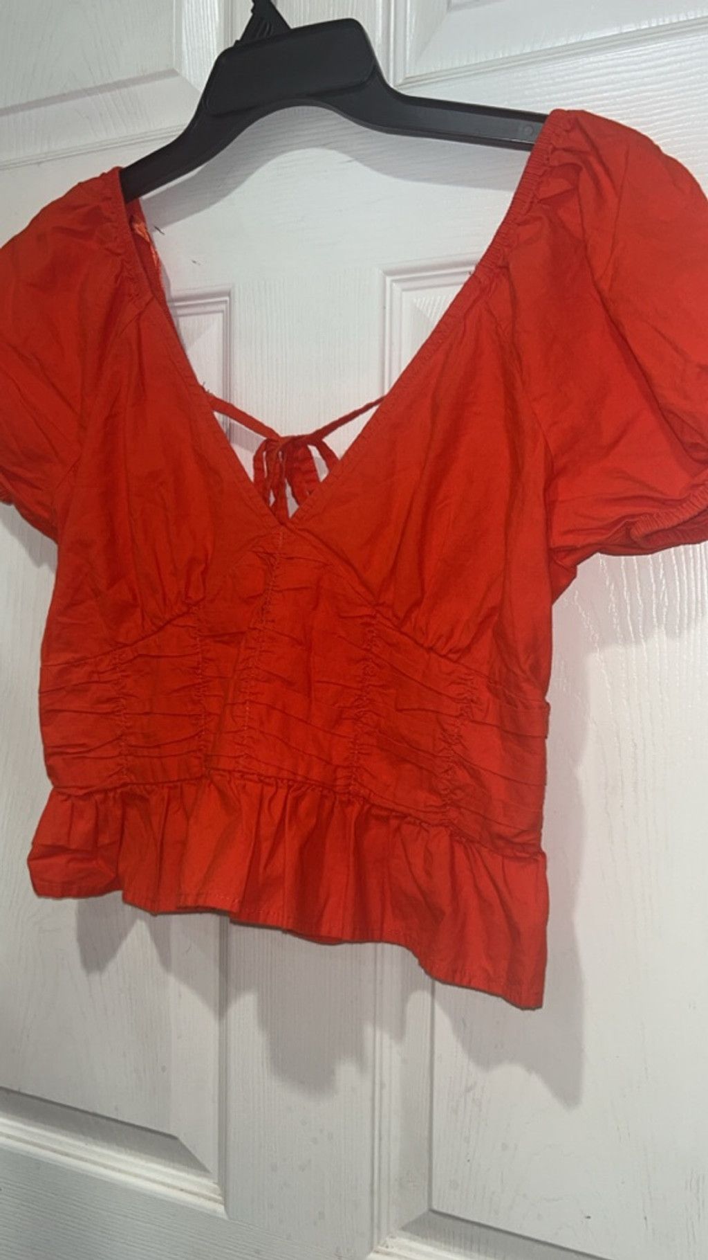 Other Women's Sim & Sam Red Crop Top, Size L Size L / US 10 / IT 46 - 2 Thumbnail