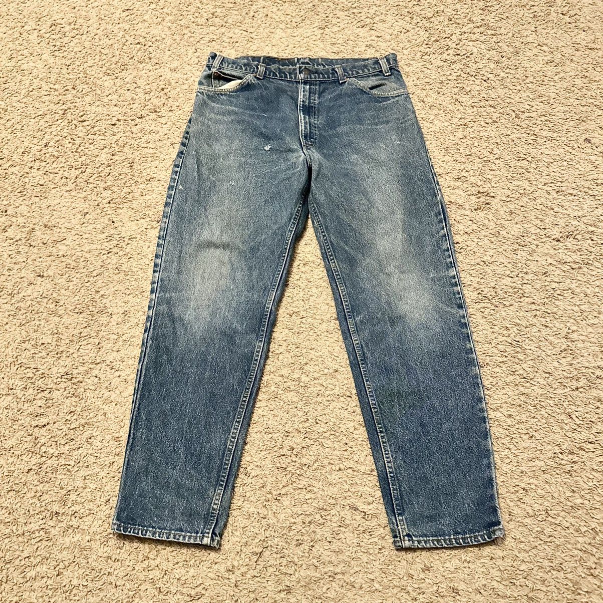 Levi's × Vintage VINTAGE ORANGE TAB LEVI’S 550 JEANS! Size US 34 / EU 50 - 4 Thumbnail