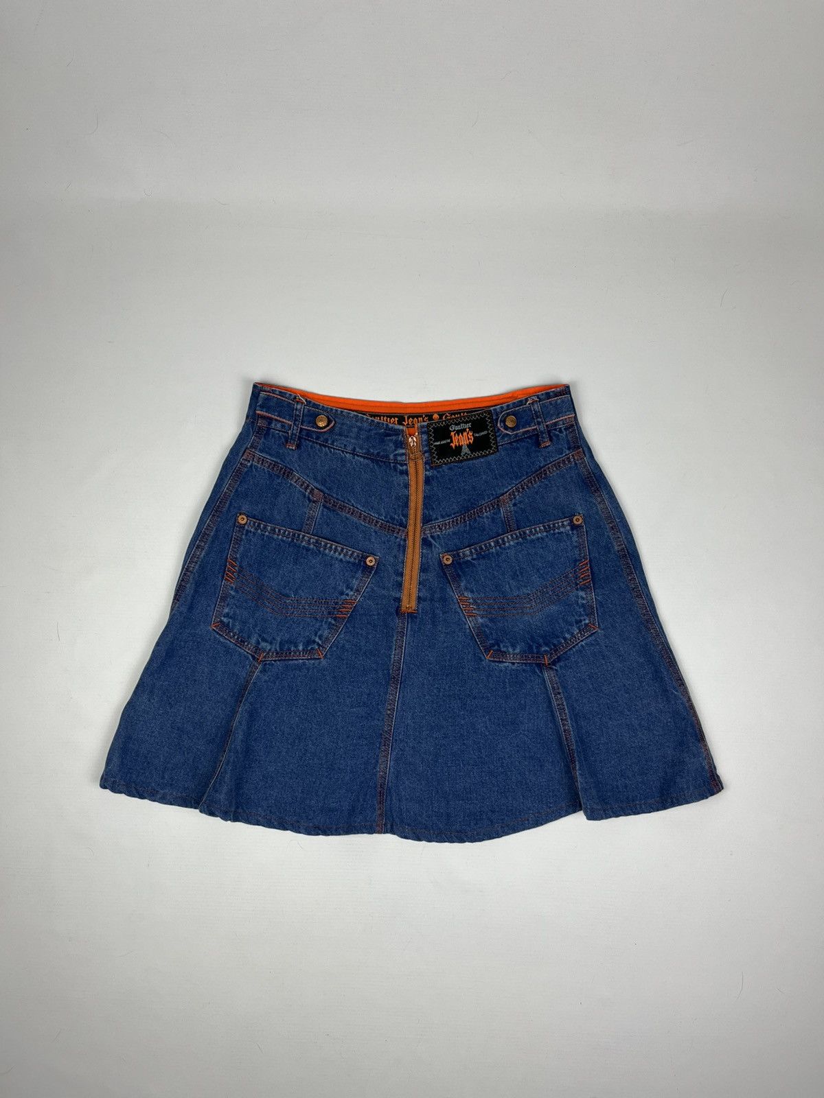 Jean Paul Gaultier × Vintage Vintage Jean Paul Gaultier JPG Skirt Denim Avantgarde Size 26" / US 2 / IT 38 - 2 Thumbnail