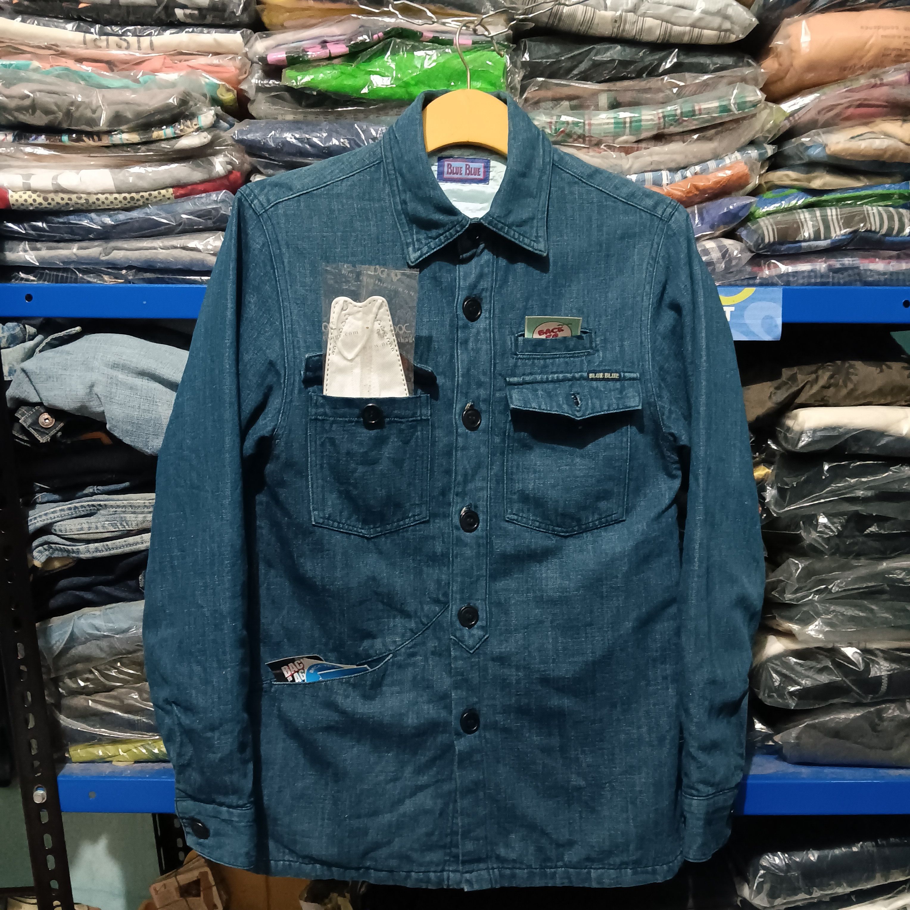 Blue Blue Japan Blue Blue japan denim chore jacket Size US S / EU 44-46 / 1 - 6 Thumbnail