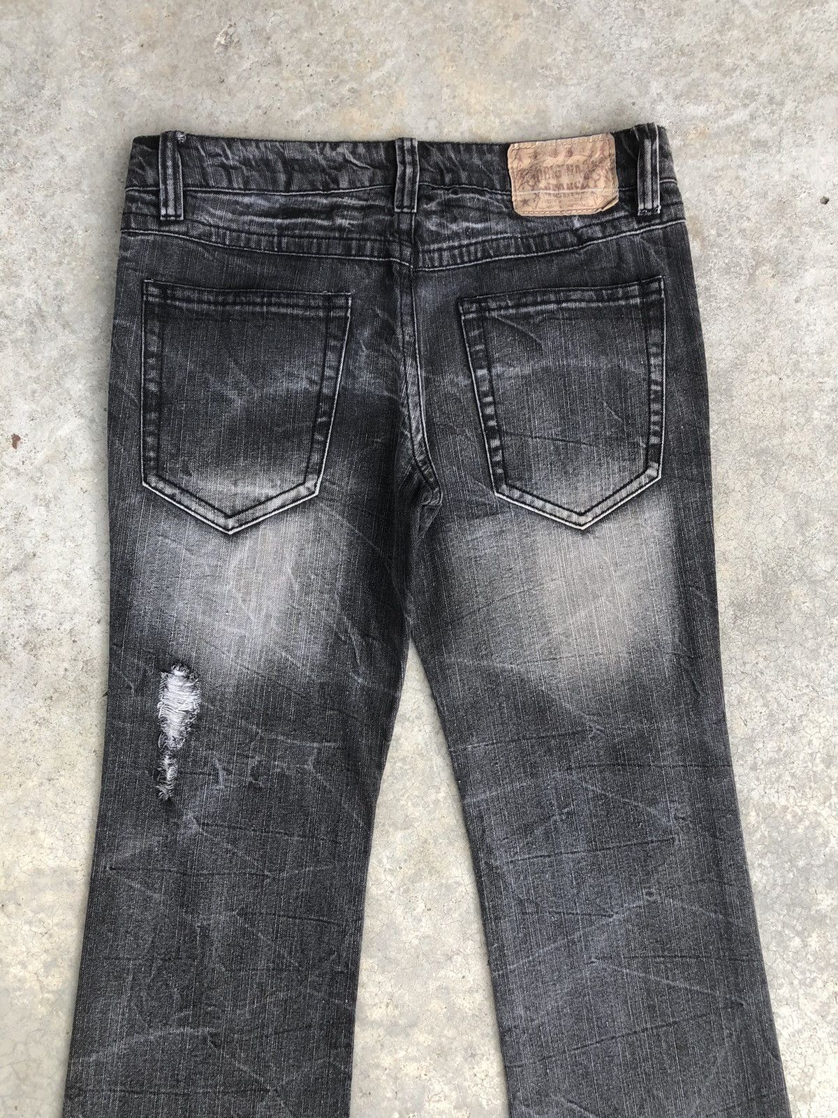 If Six Was Nine Japanese Original Flared Jeans Distressed Jeans Size US 32 / EU 48 - 8 Thumbnail
