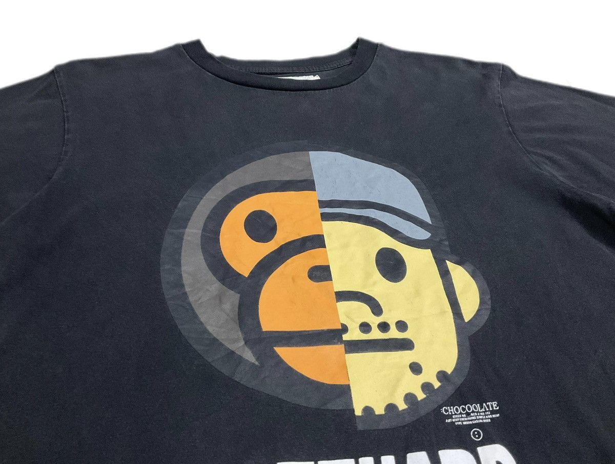 Bape × Japanese Brand 🔥 Chocolate x Baby Milo Shirt Single Stitch Size US M / EU 48-50 / 2 - 3 Thumbnail