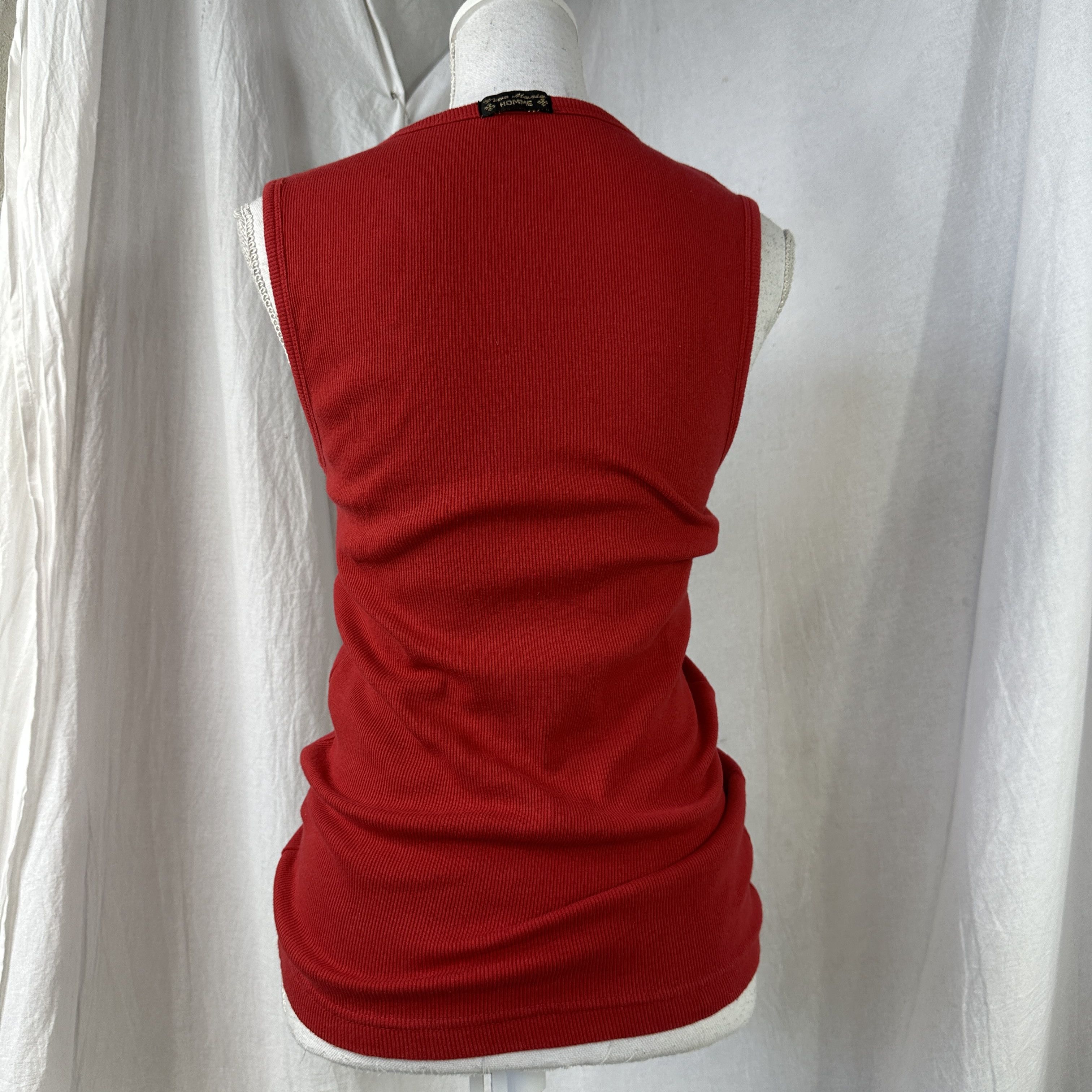 Vintage Vintage 00s Vive Maria Thank God Im a VIP Ribbed Tant Top Size L / US 10 / IT 46 - 6 Thumbnail