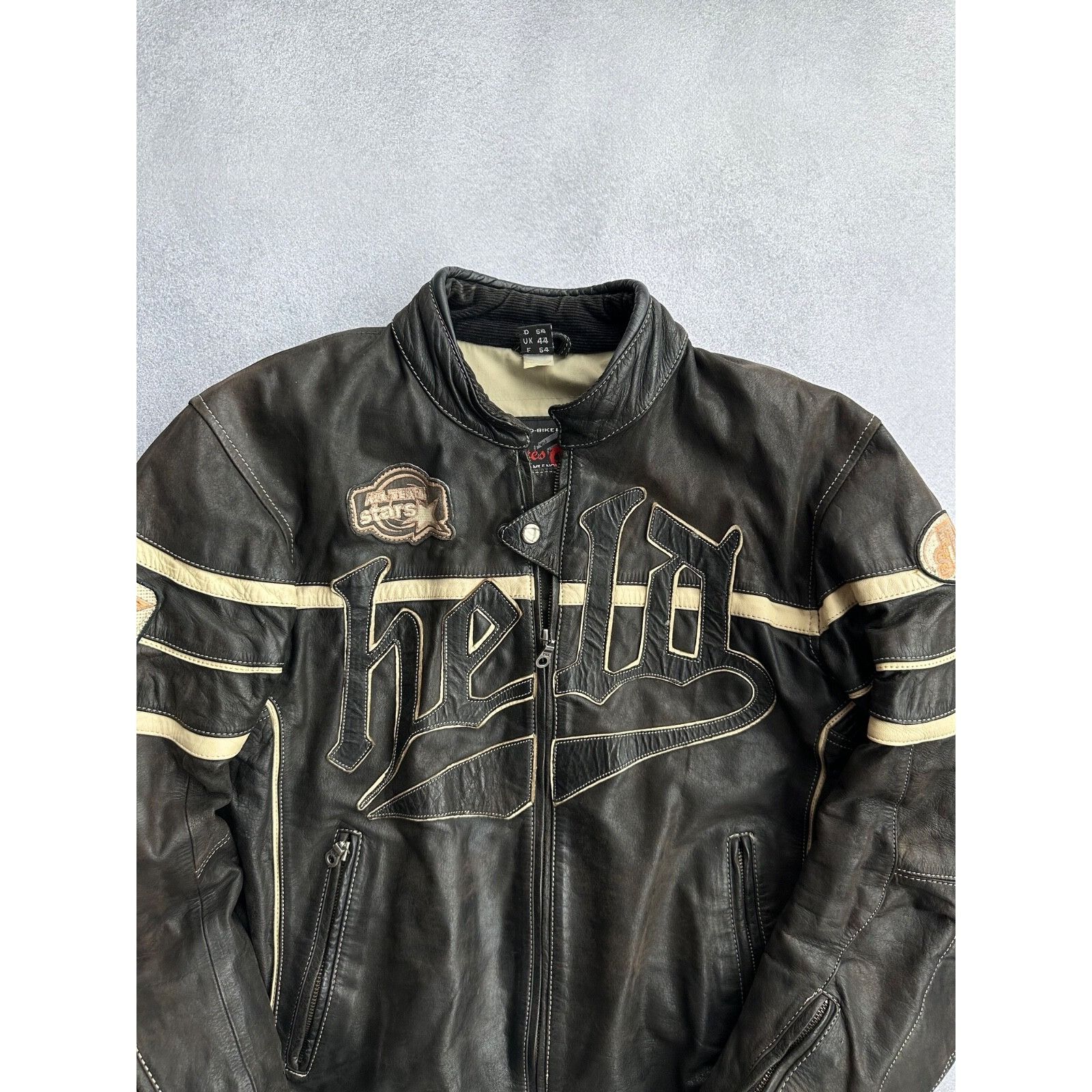 Vintage VTG Held Racing Leather Jacket Punk Faded Brown Moto Y2K Size US M / EU 48-50 / 2 - 4 Thumbnail