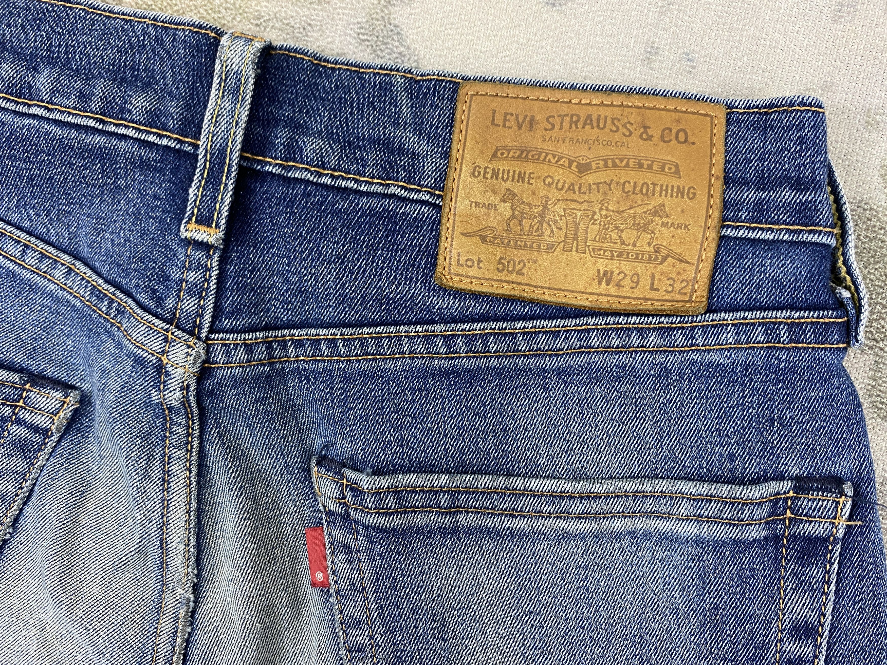 Levi's Distressed Blue Levi's 502 Jeans 28x28.5 - JN3727 Size US 28 / EU 44 - 12 Thumbnail
