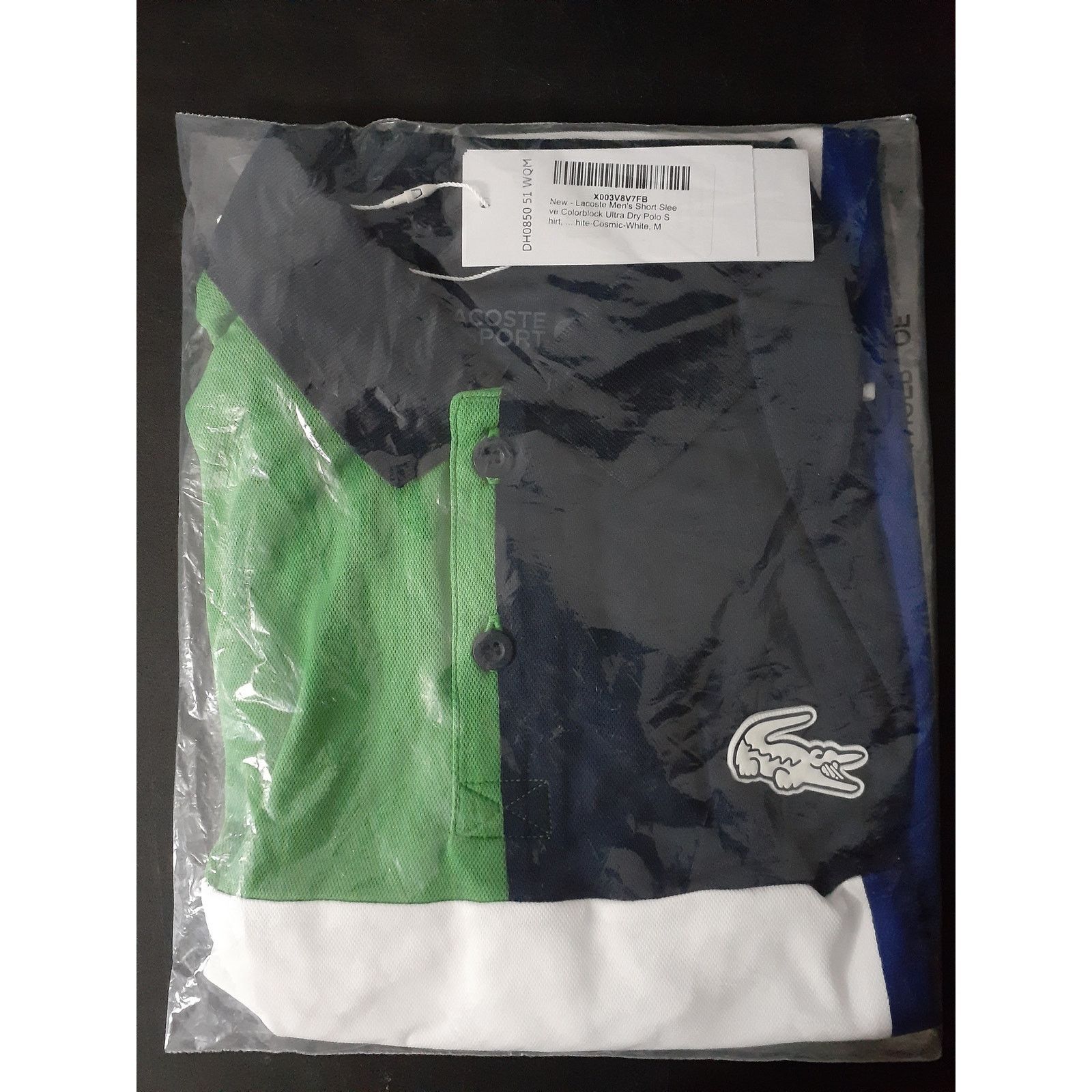 Lacoste Lacoste Men's Sport Breathable Colorblock Ultra Dry Polo M Size US M / EU 48-50 / 2 - 2 Thumbnail
