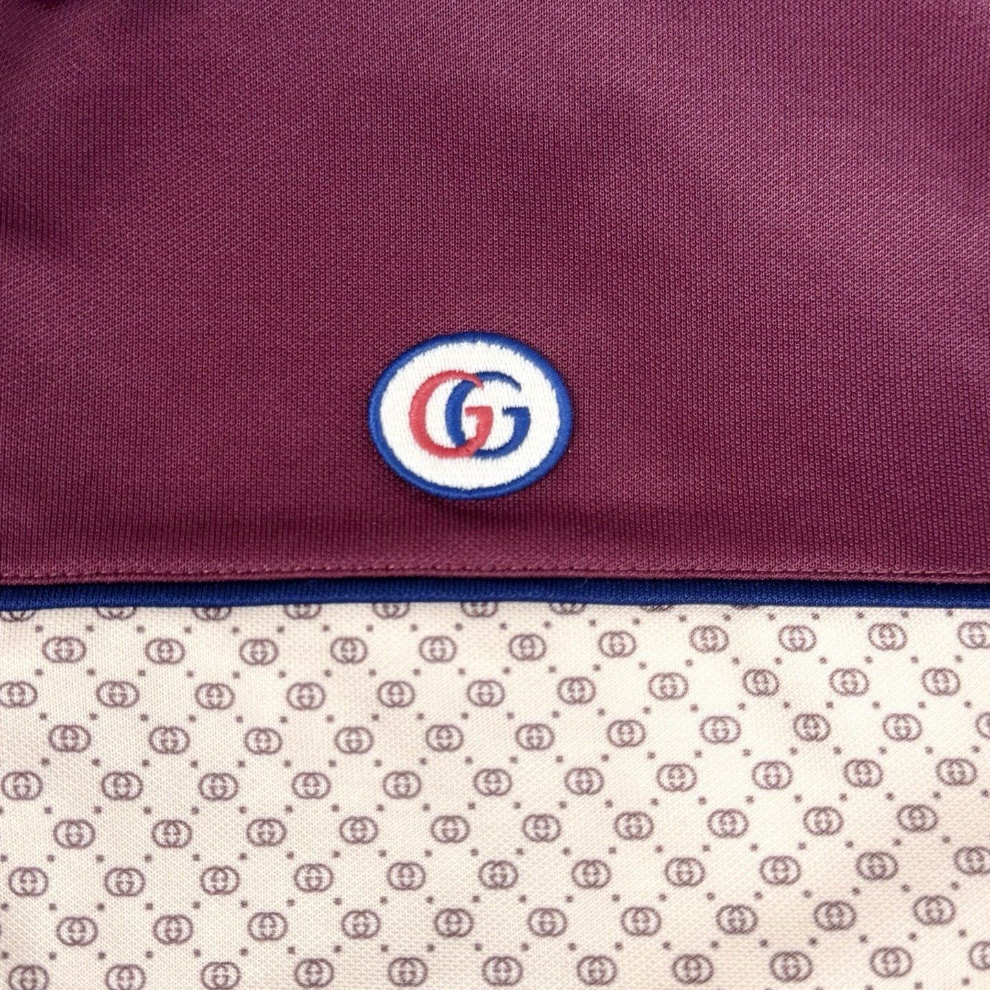 Gucci Gucci Patchwork Double G Red-Green Web Zip Jacket Size US M / EU 48-50 / 2 - 5 Thumbnail