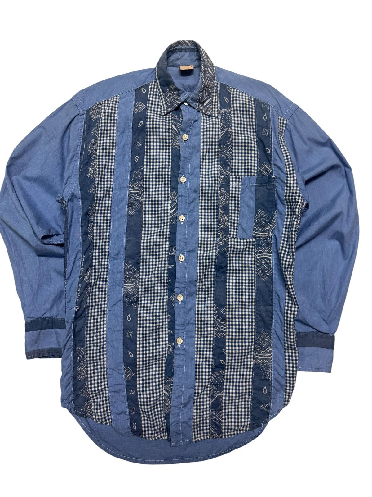 45rpm 45RPM STUDIO JAPAN PEISLEY PATHWORK SHIRT RARE STYLE Size US S / EU 44-46 / 1 - 1 Thumbnail