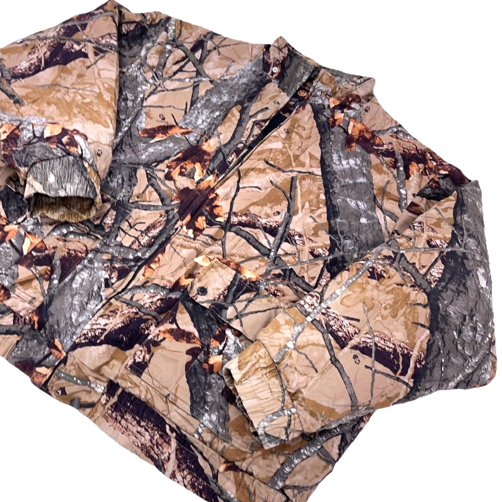 Vintage VINTAGE Outfitters Ridge Fusion 3D Camo Jacket Men 2XL Brown Insulated Full Zip Pockets Hunting Winter Fall Spring Summer Casual Workwear Jacket Size US XXL / EU 58 / 5 - 2 Thumbnail